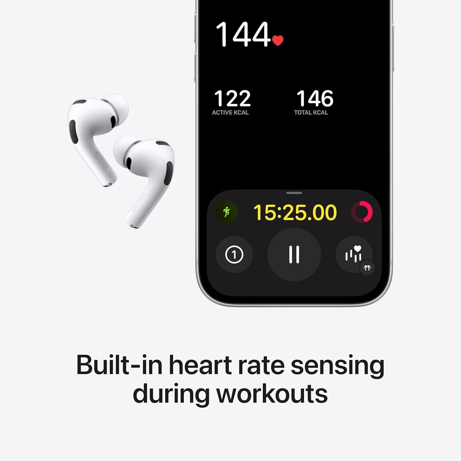 Blanco - Apple - Apple AirPod Pro 3 - 3