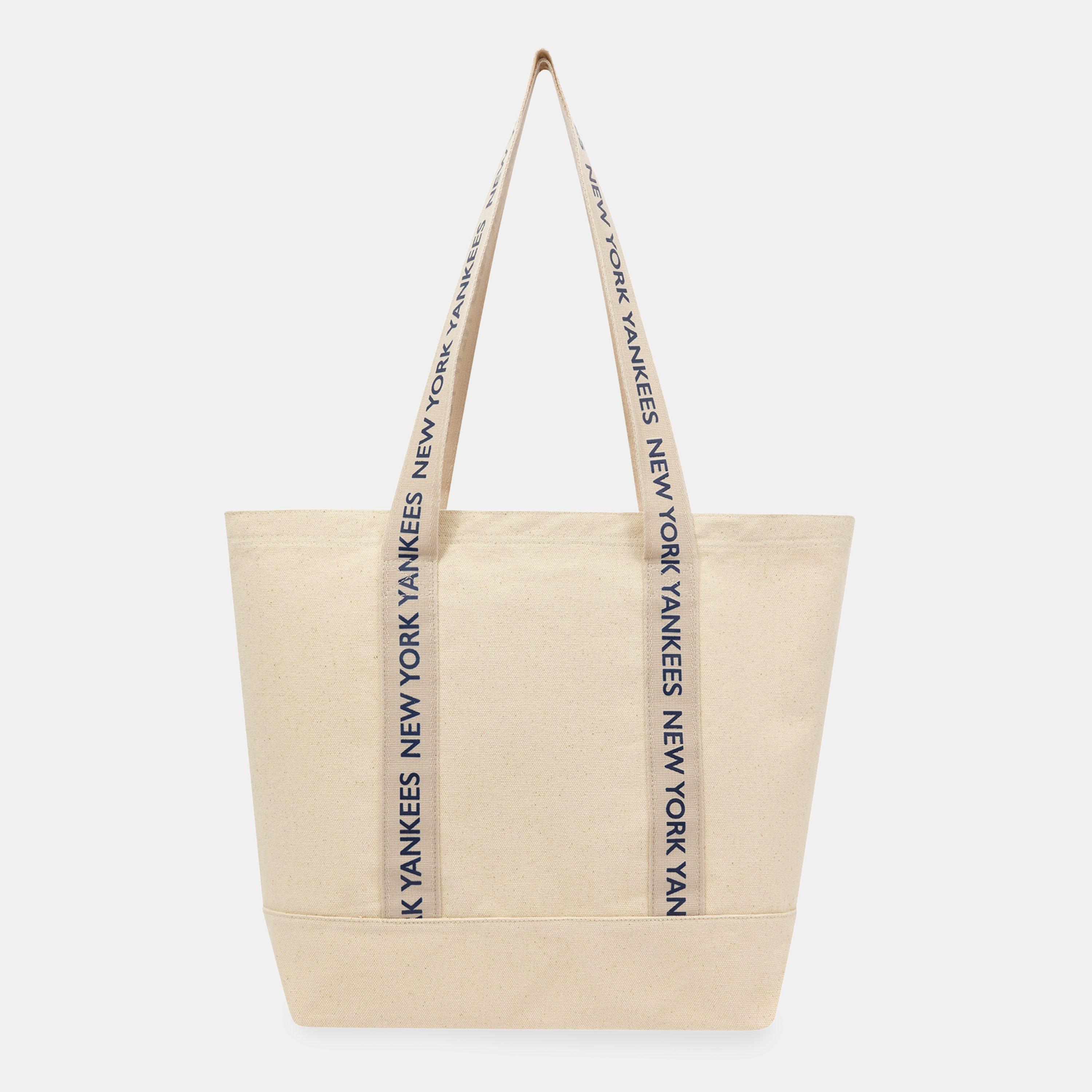 NY Cream/Navy - New Era - Women's Canvas Strap Tote Bags - 2