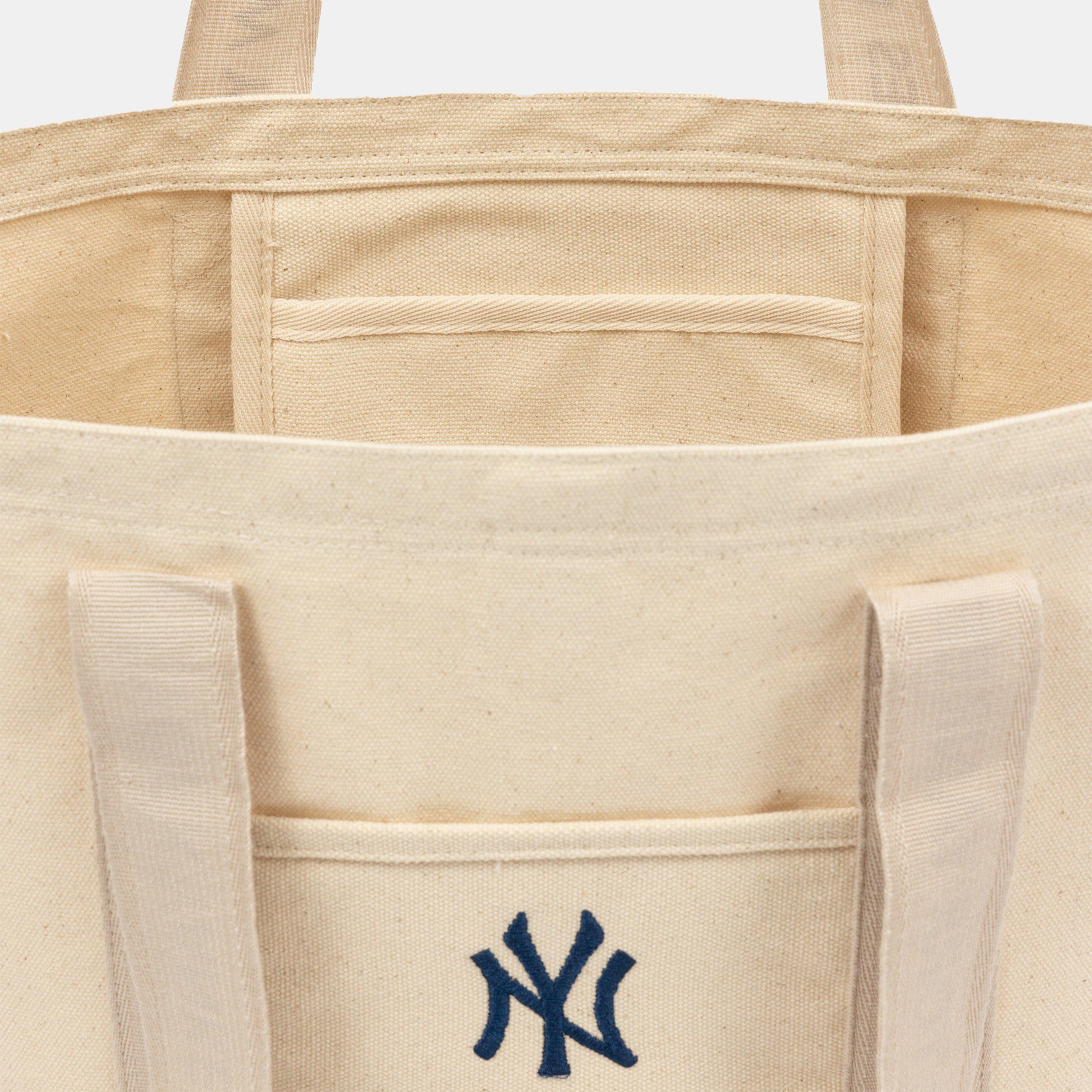 NY Cream/Navy - New Era - Women's Canvas Strap Tote Bags - 4