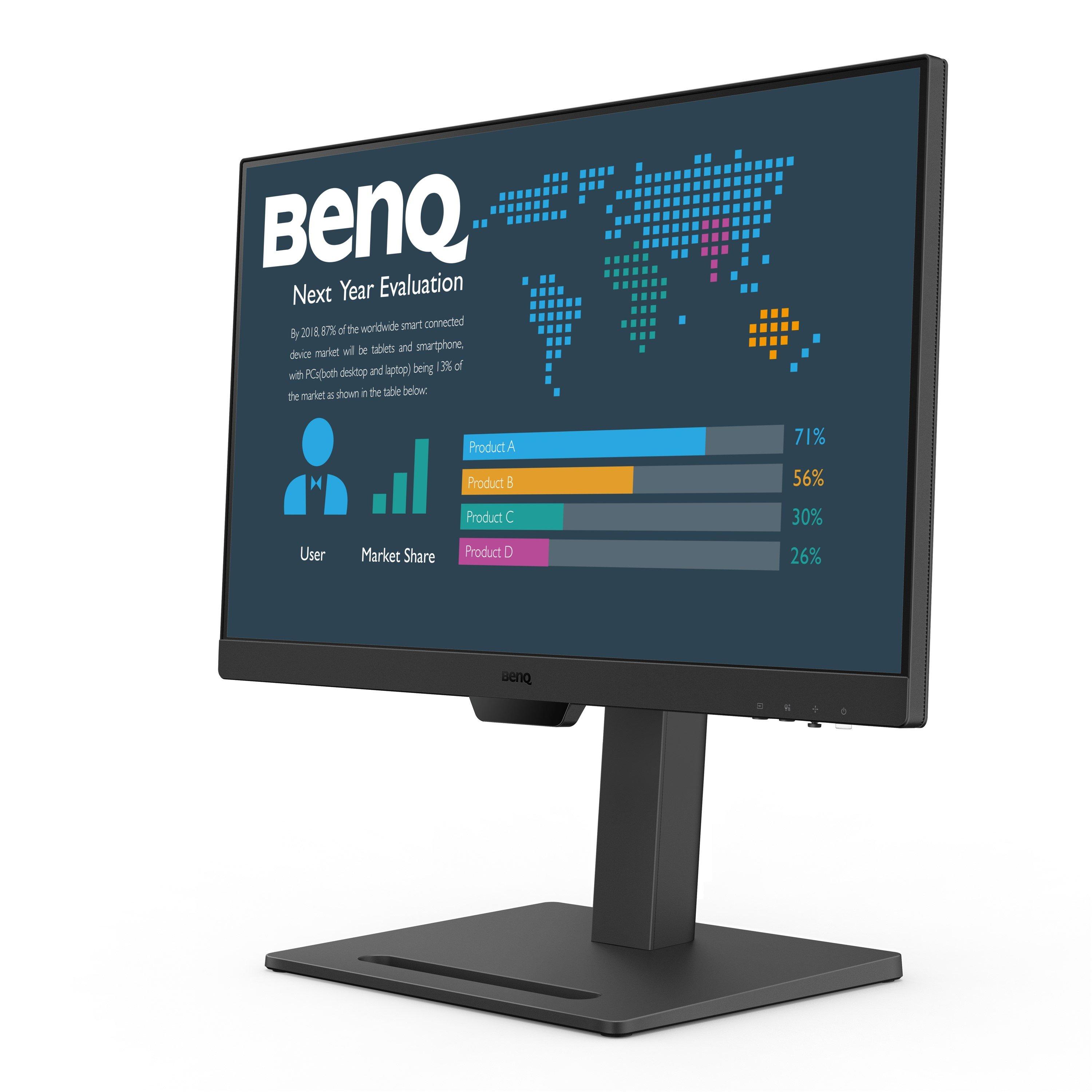 Black - BenQ - BL2490T 23.8 Inch 1080p business monitor - 3