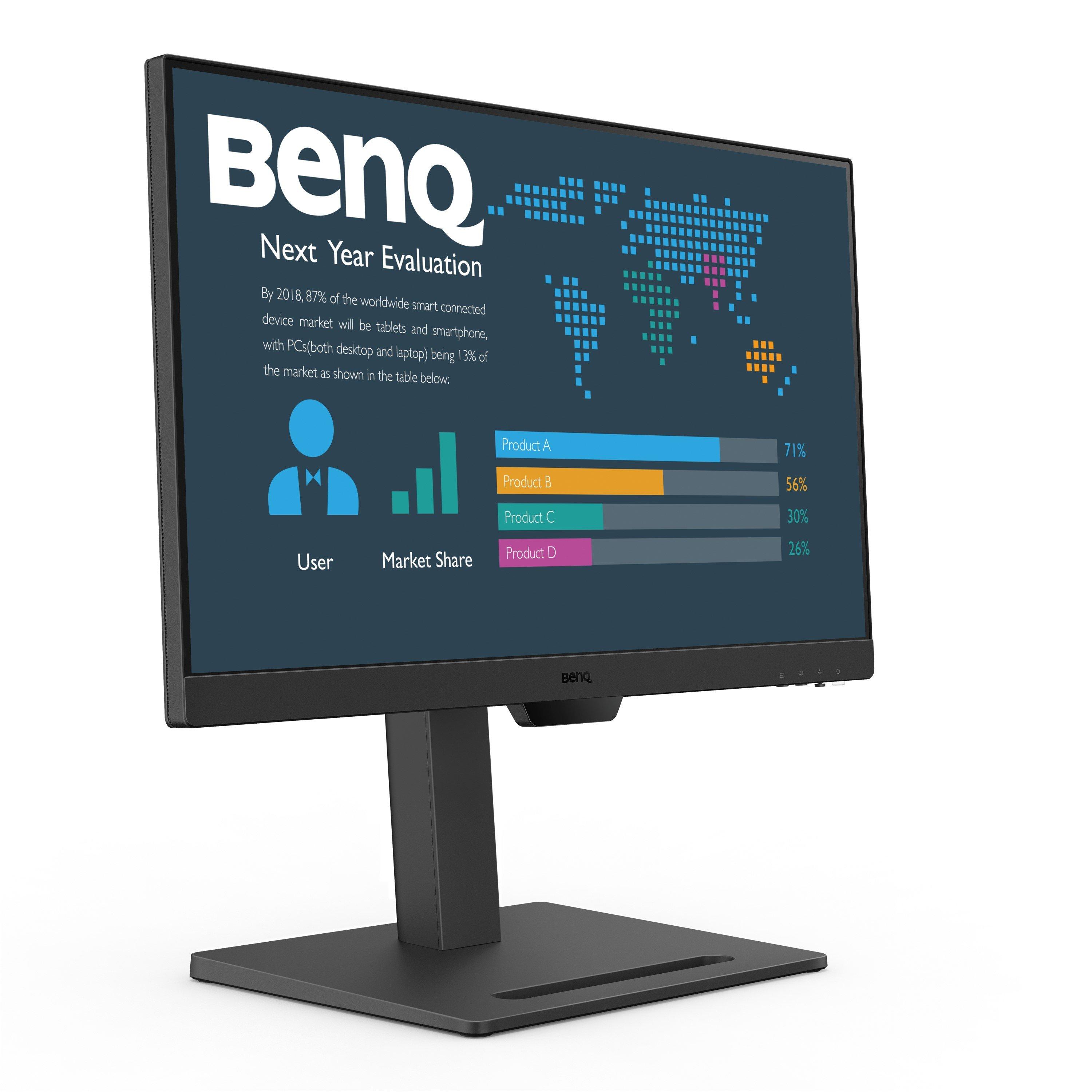 Black - BenQ - BL2490T 23.8 Inch 1080p business monitor - 5