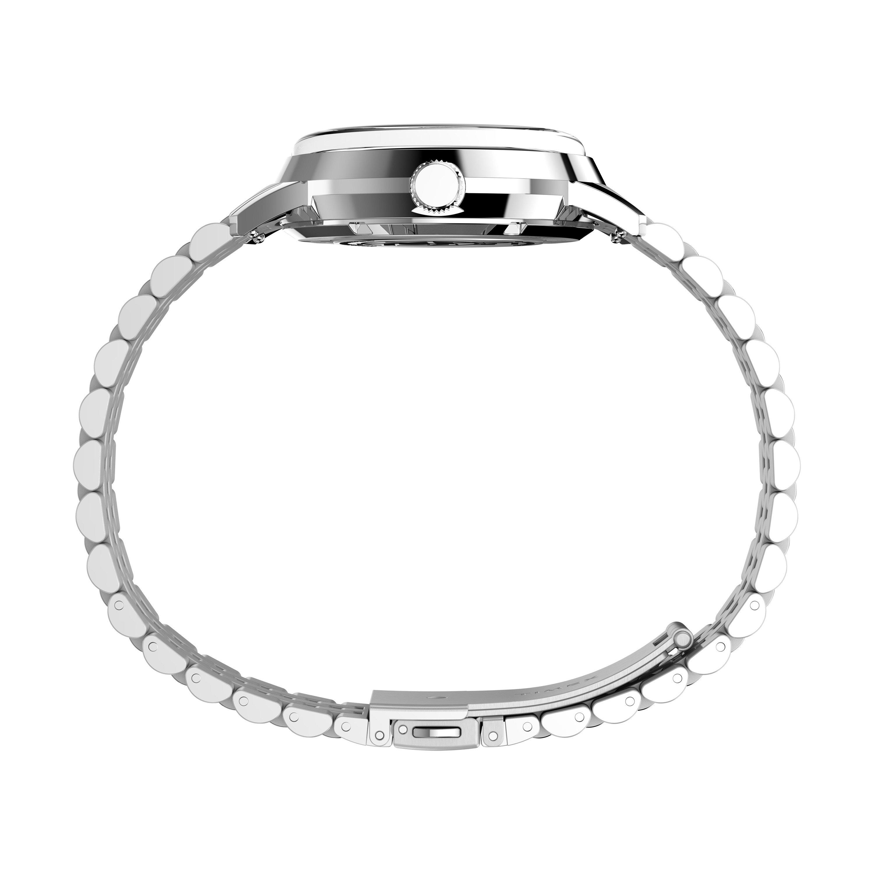 Silver Tone - Timex - Men's Marlin Automatic Analogue Watch - 4