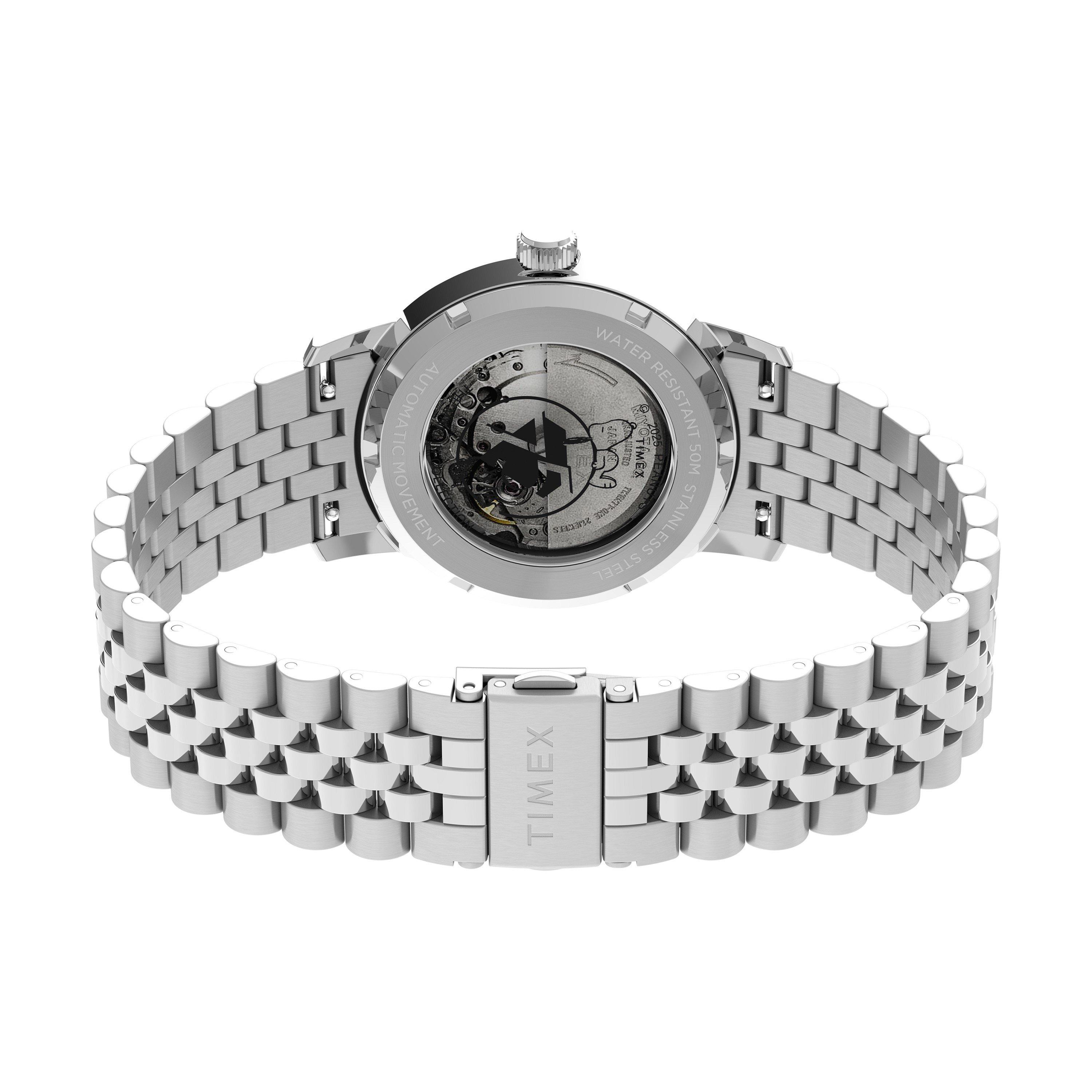 Silver Tone - Timex - Men's Marlin Automatic Analogue Watch - 5