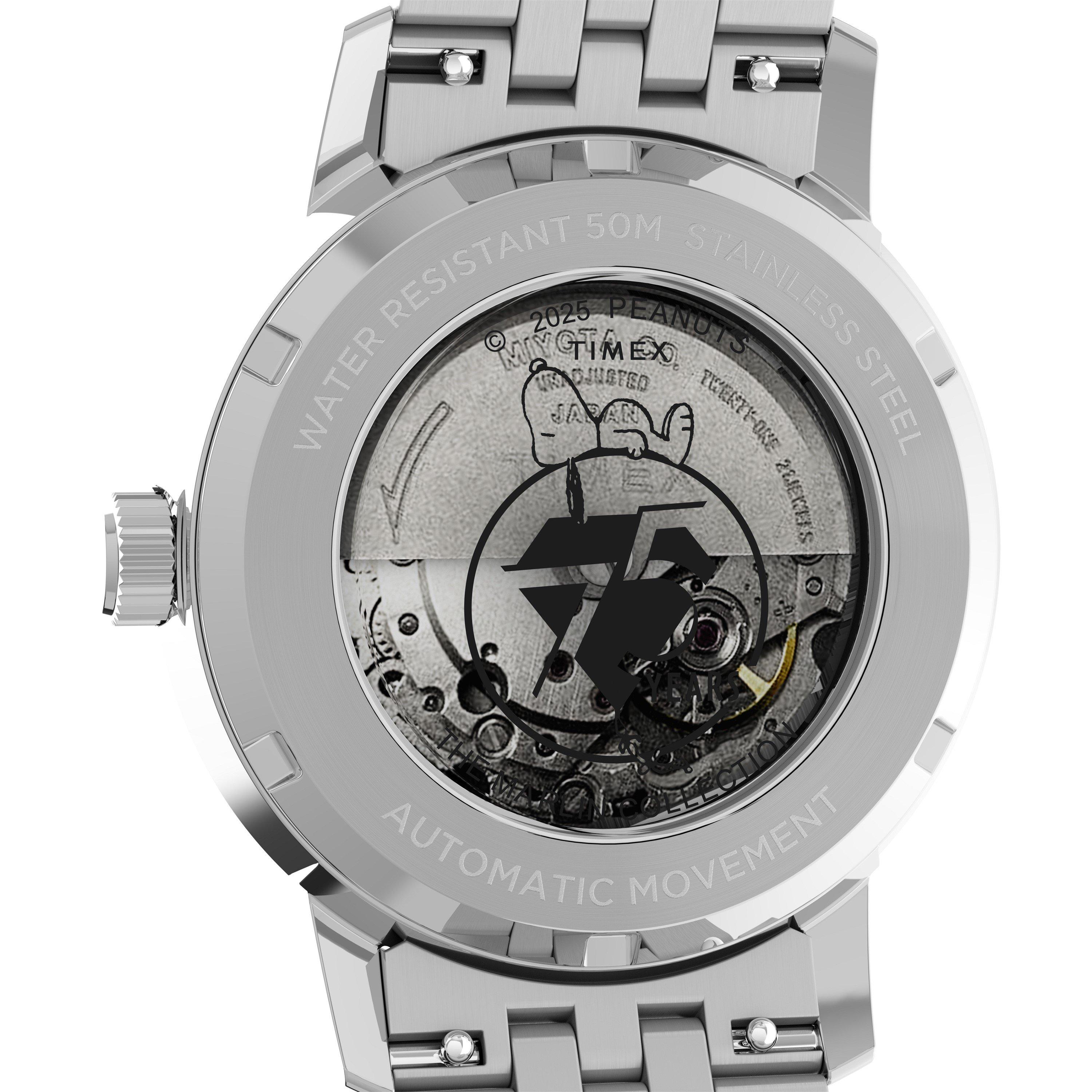 Silver Tone - Timex - Men's Marlin Automatic Analogue Watch - 7