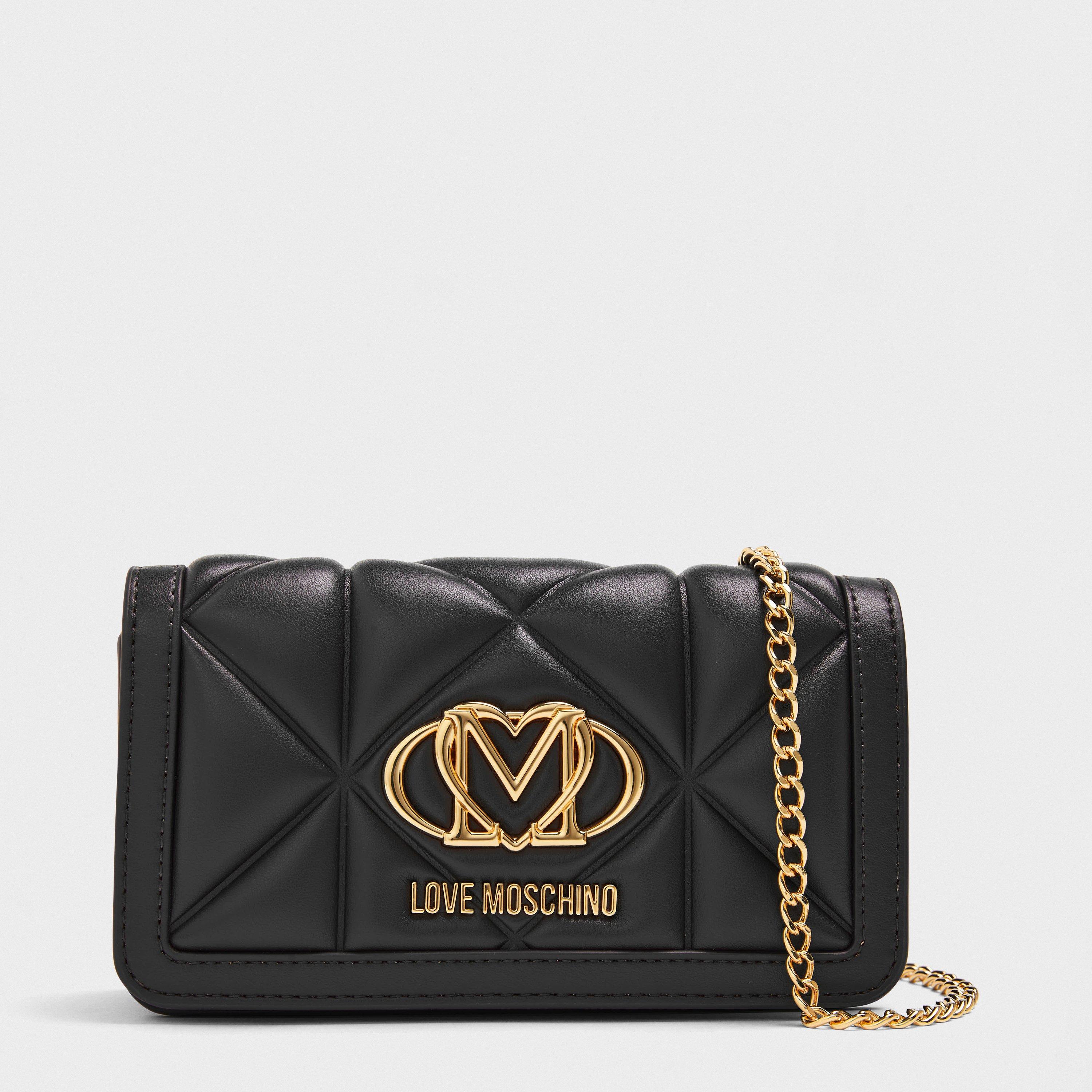 Love Moschino Women's Quilted Cross Body Bags - Black