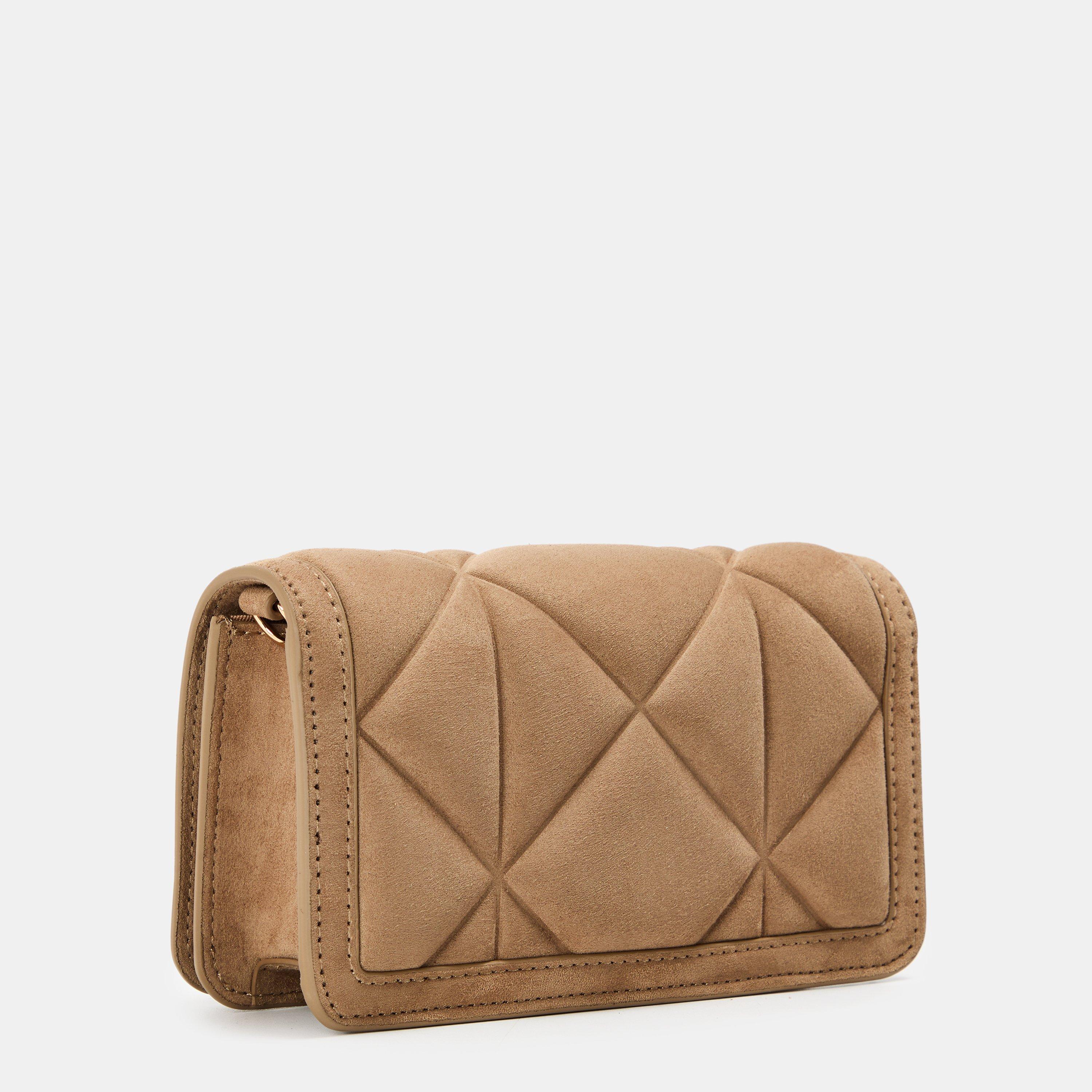 SAND - Love Moschino - Women's Quilted Cross Body Bags - 2