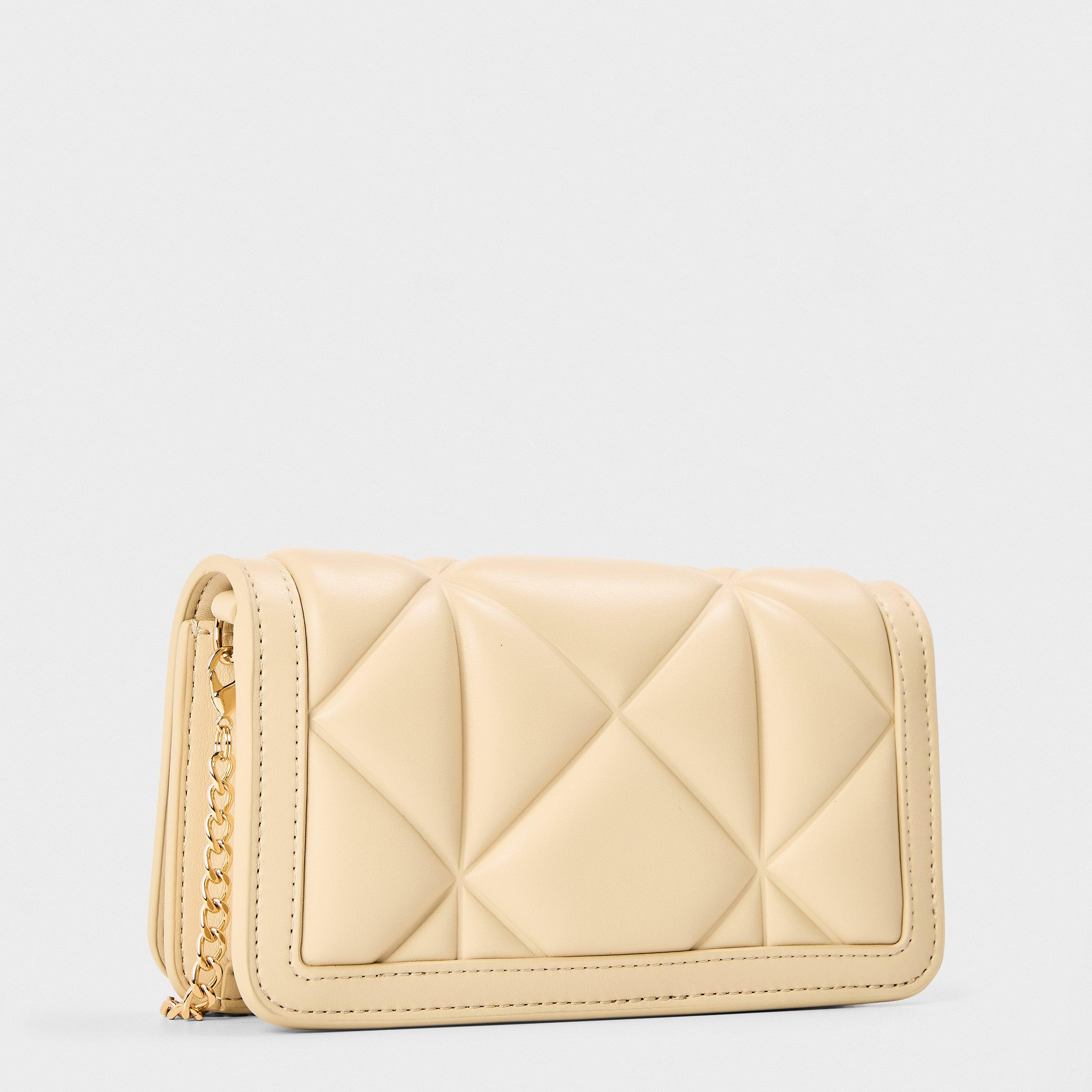 Butter - Love Moschino - Women's Quilted Cross Body Bags - 2