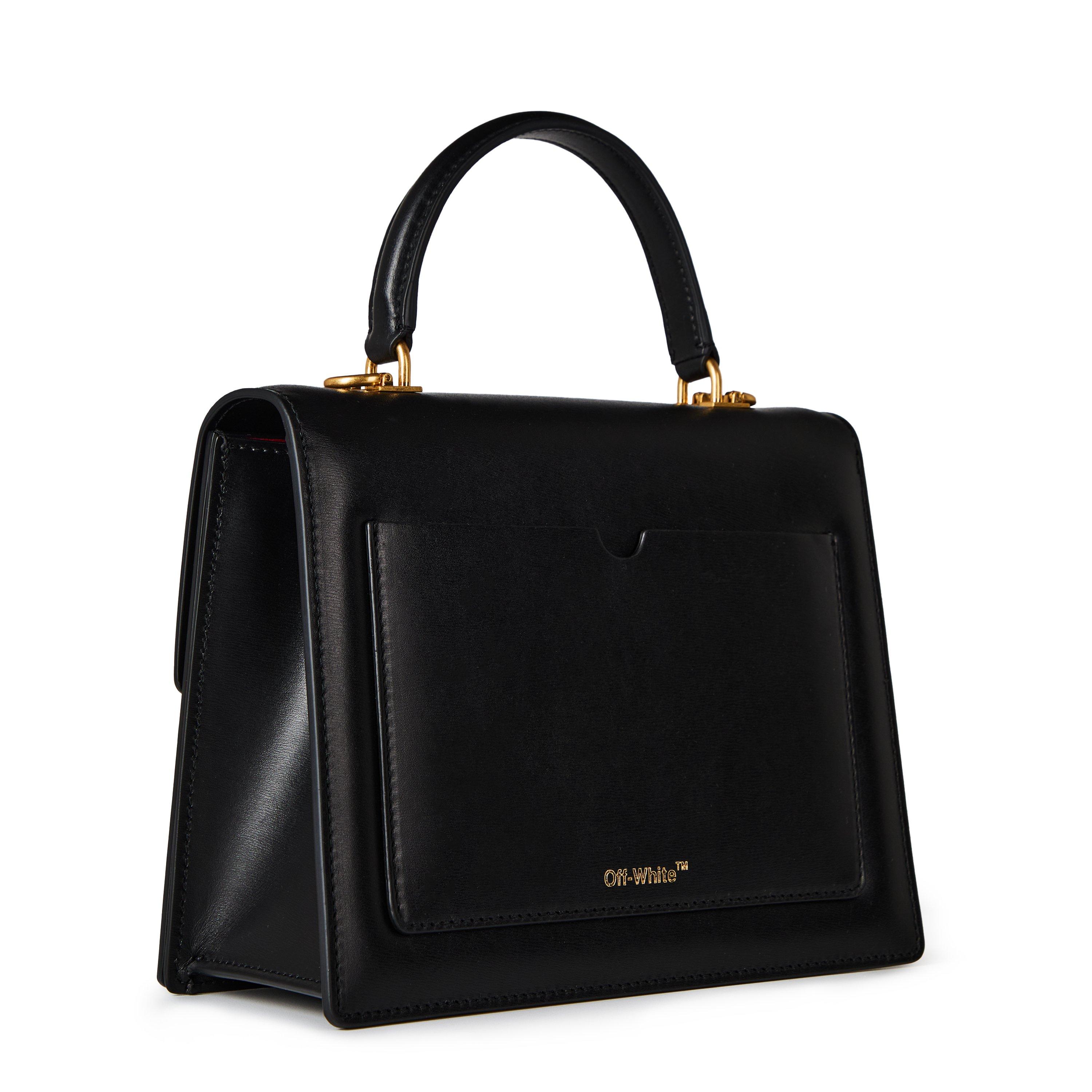 公式完売 関税送料込【Off-White】jitney 1.4 top handle quote2 Off White | Jitney 1.4 Top Met Quote Handbag | Top Handle