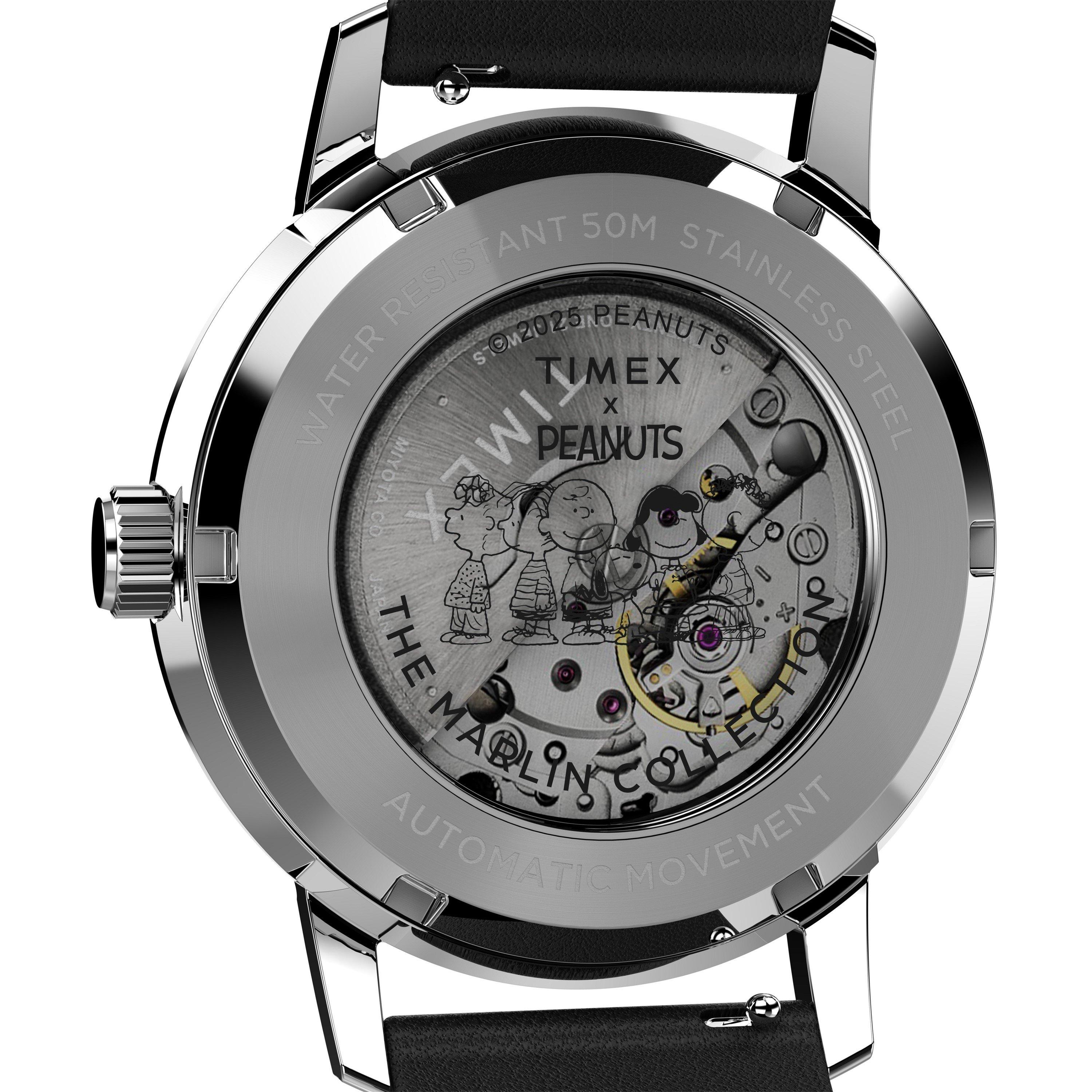 Silver Tone - Timex - Men's Peanuts Automatic Analogue Watch - 6