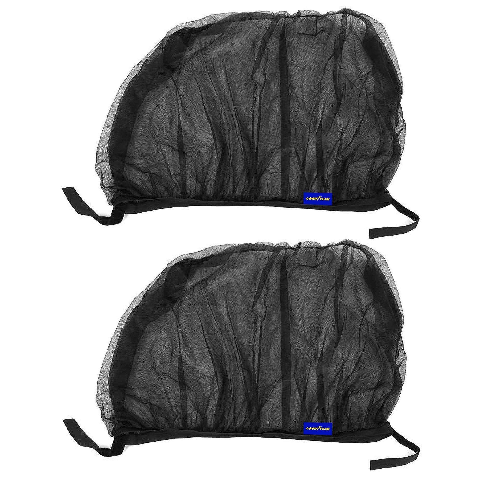 Crna - Goodyear - Goodyear 2 Piece Car Rear Window Socks - 2