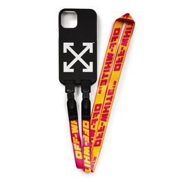 Off White Women's  Industrial Phone 12/12 Pro Cover with Belt, Phone Case