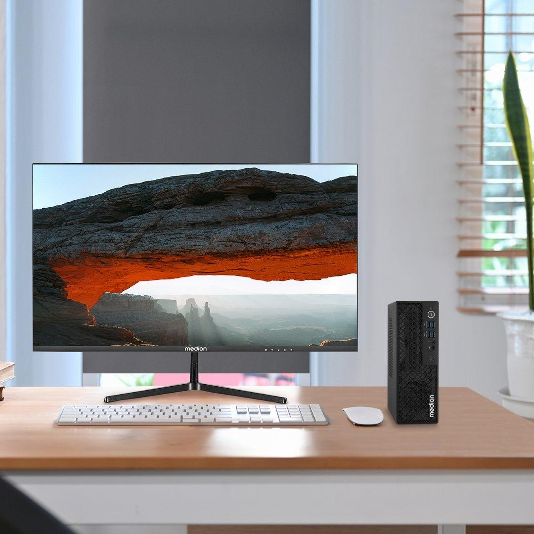 Black - Medion - T80 Mini Desktop PC – Intel Core Ultra 5 226V - 5