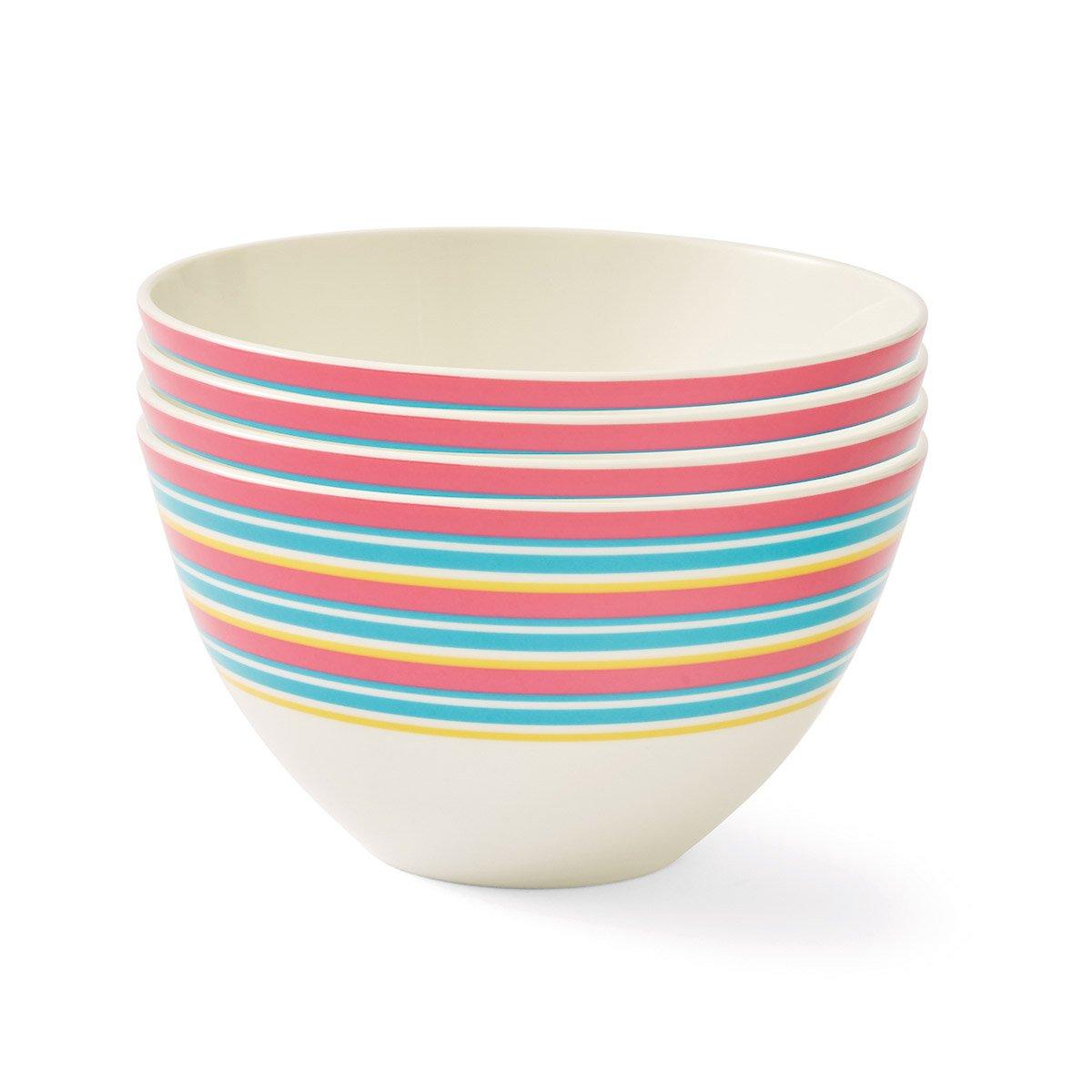 Multi - Spode Kit Kemp - Kit Kemp Calypso Stripe  4  Bowls - 2