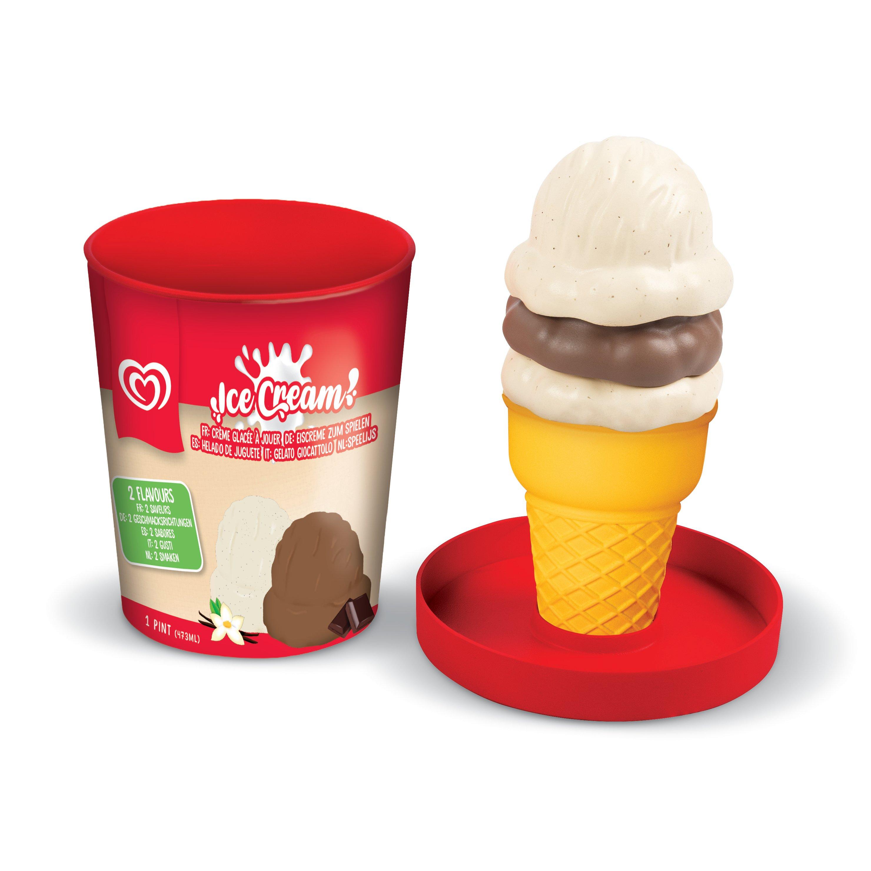 Vanilla & Choco - Casdon - Toy Ice Cream Tub – Vanilla & Chocolate - 2