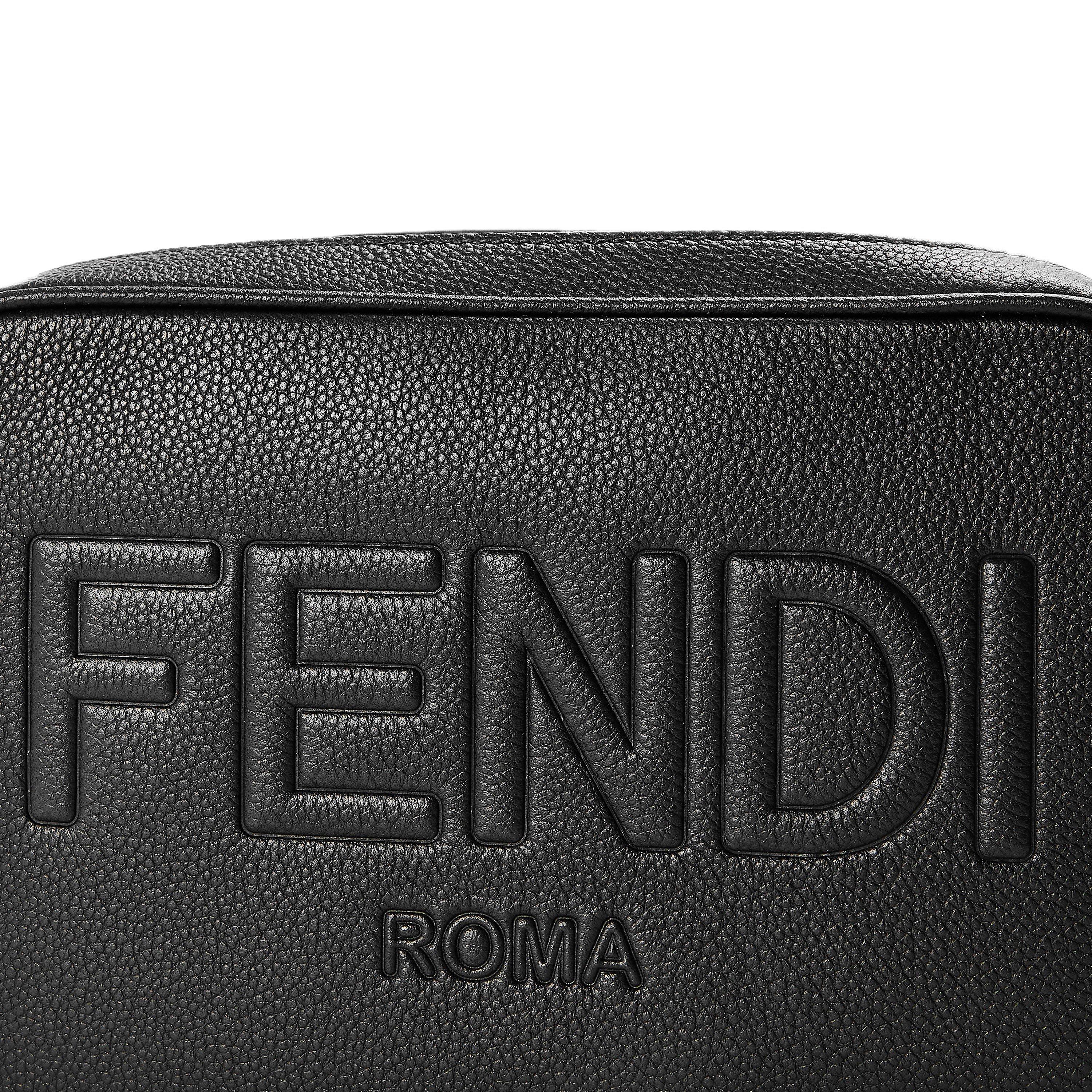 Black - Fendi - Fendi Logo Cam Case Sn62 - 4