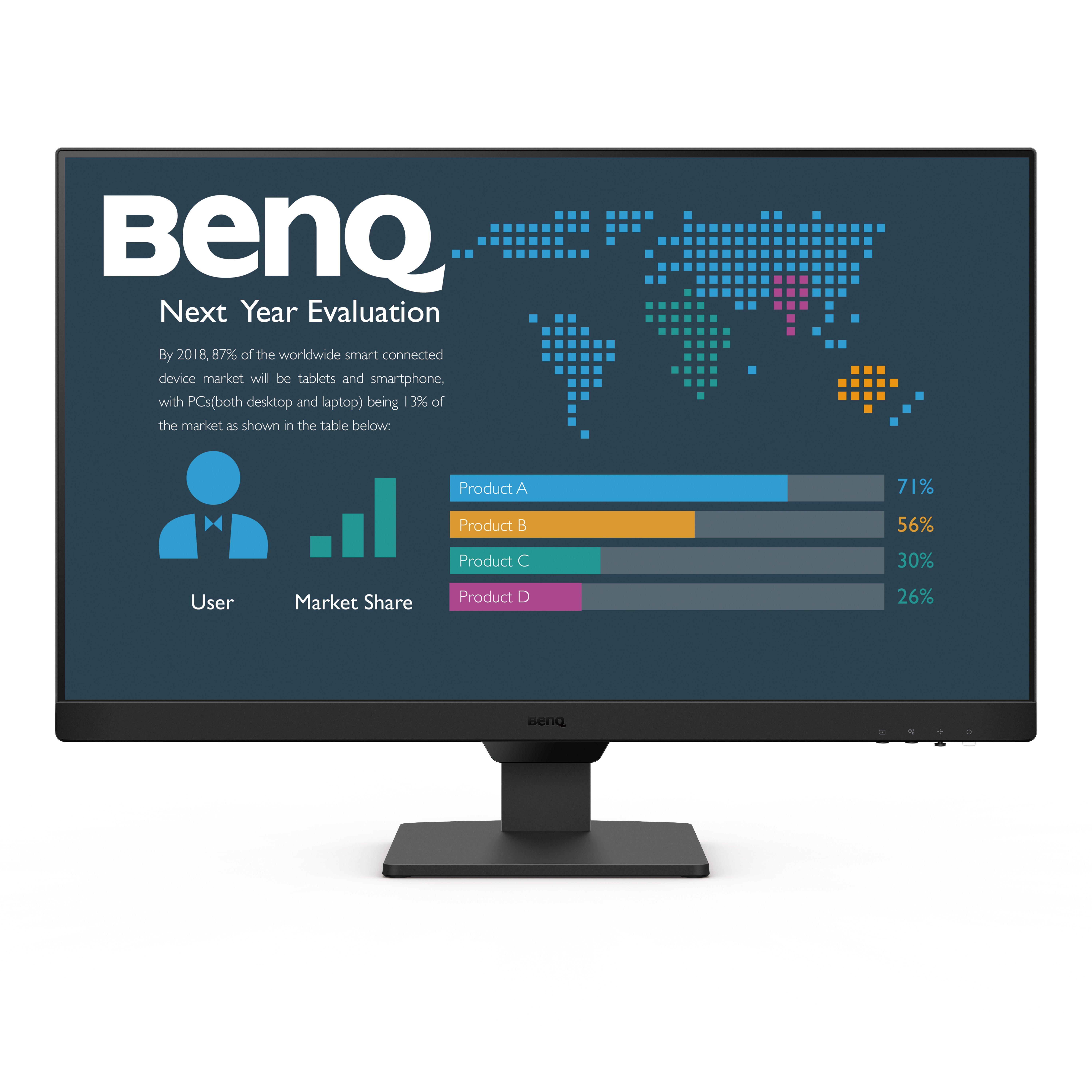 Black - BenQ - BL2790 27 Inch 1080p 100Hz Home Office IPS Monitor - 1