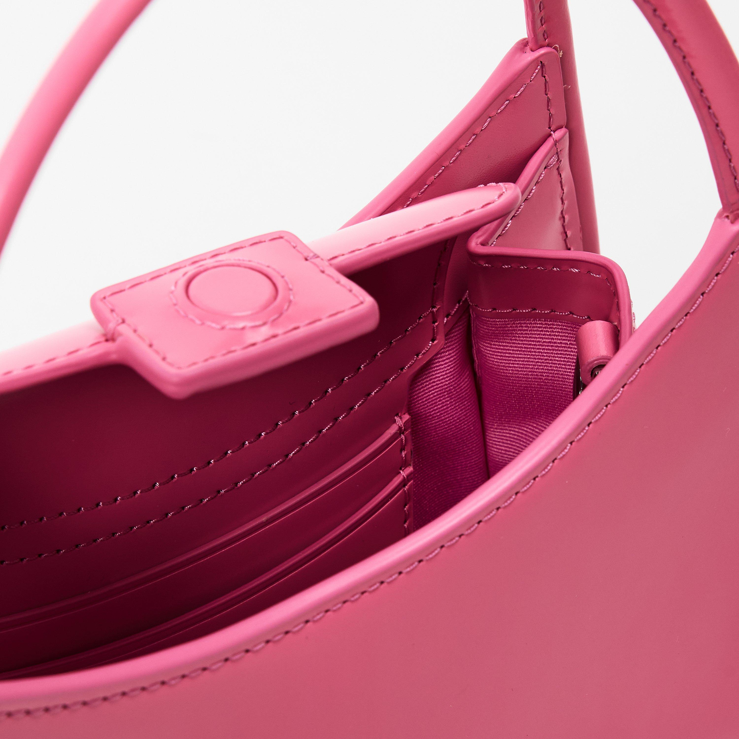 Bow Pink - Marc Jacobs - Women's Claw Clip Cross Body Bags - 4