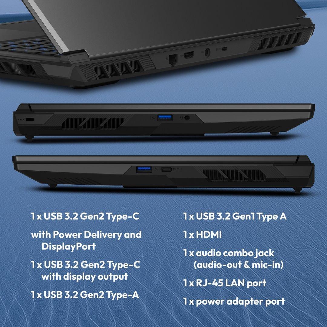 Schwarz - Medion - Medion Erazer Defender 17 P10 Intel Core i9-14900HX 16GB DDR5 1TB RTX 5060 17.3 144Hz Gaming Laptop - 9