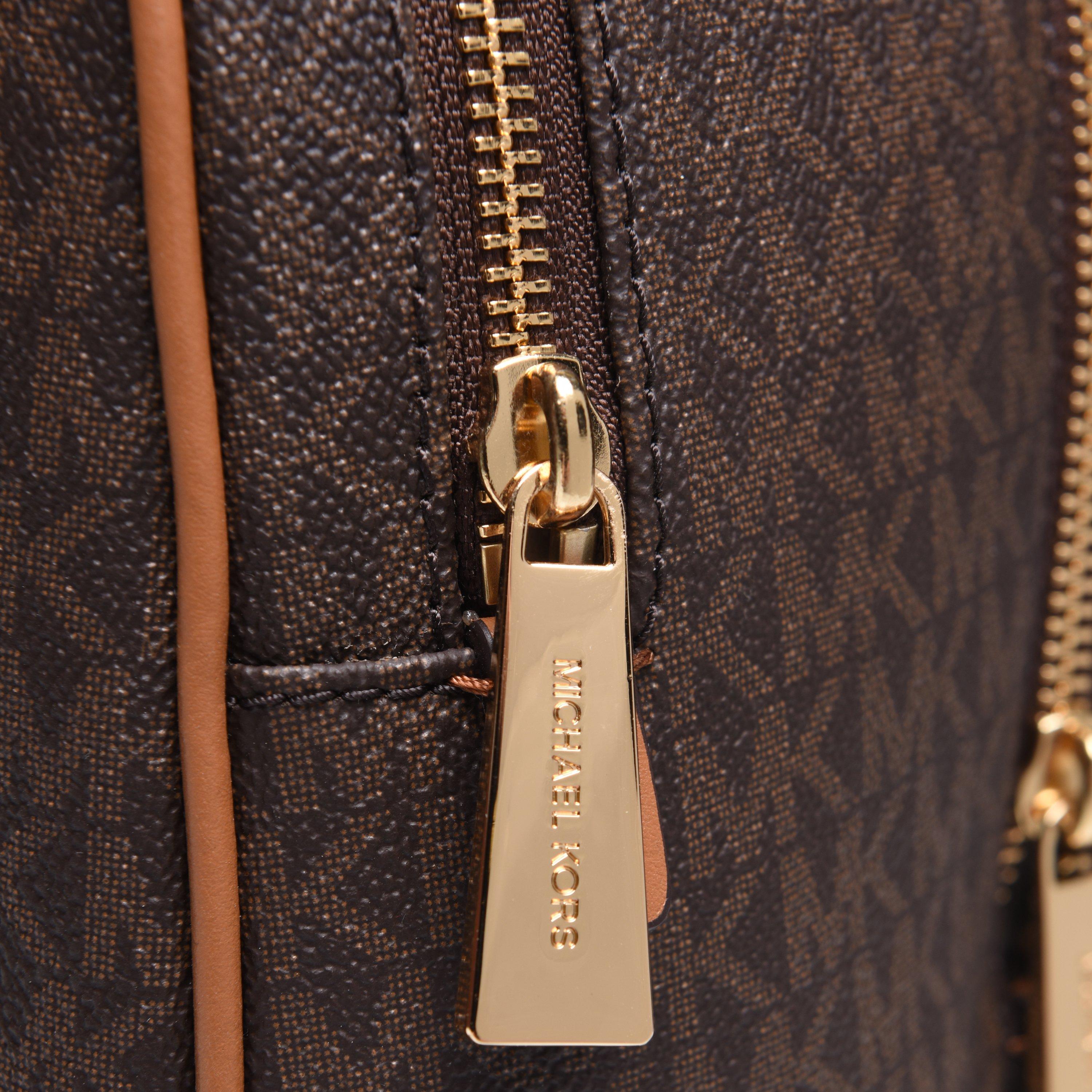 Brown* - MICHAEL Michael Kors - Rhea Zip Backpack - 5