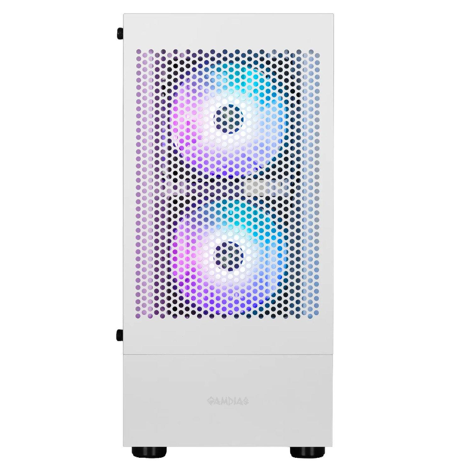 Weiß - Entity - Entity Phoenix RTX 5050 Gaming PC - AMD Ryzen 5 5500 16GB 512GB SSD - White - 2