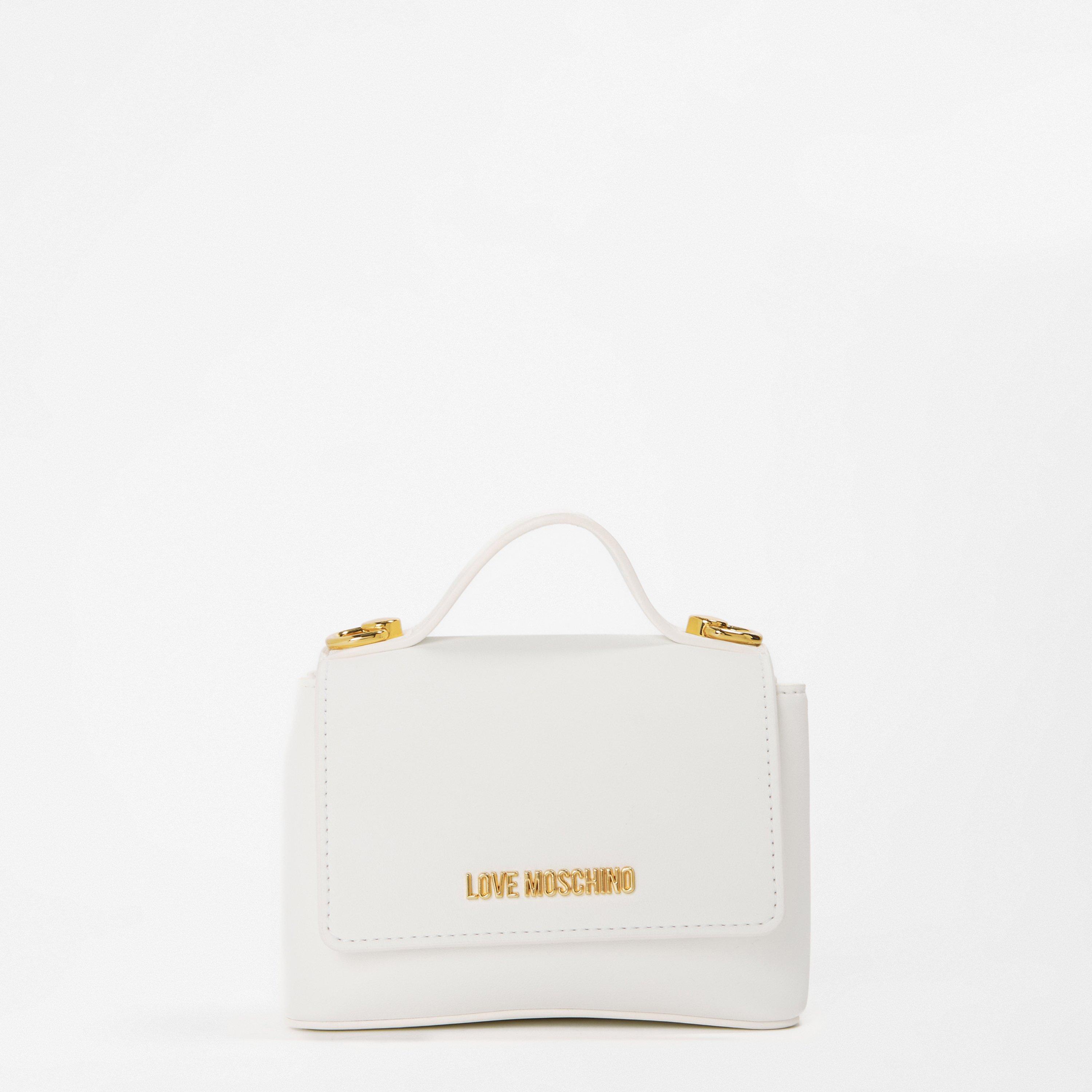 White - Love Moschino - Women's Bling Cross Body Bags - 1