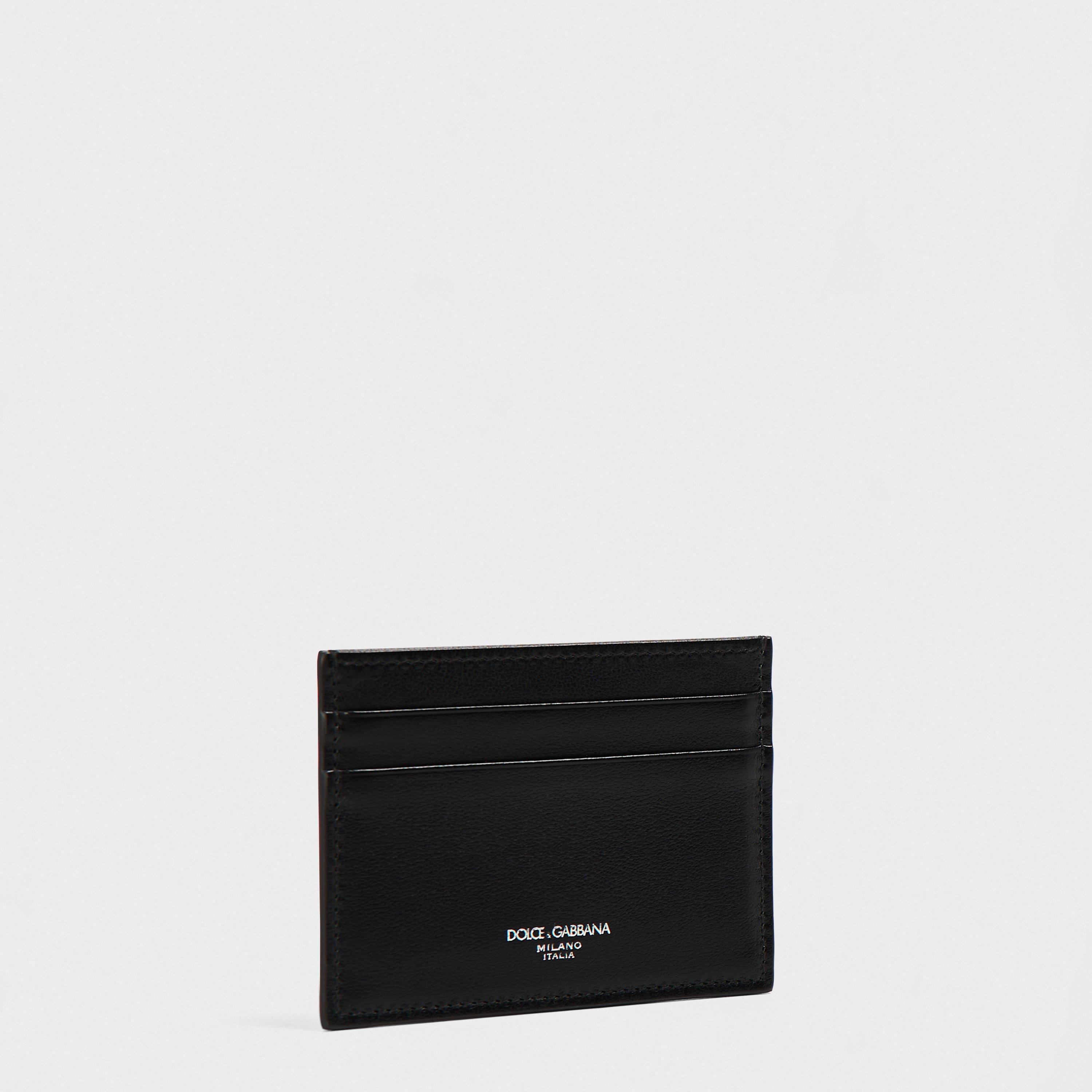 Black - Dolce and Gabbana - Men's Card Holder - 3