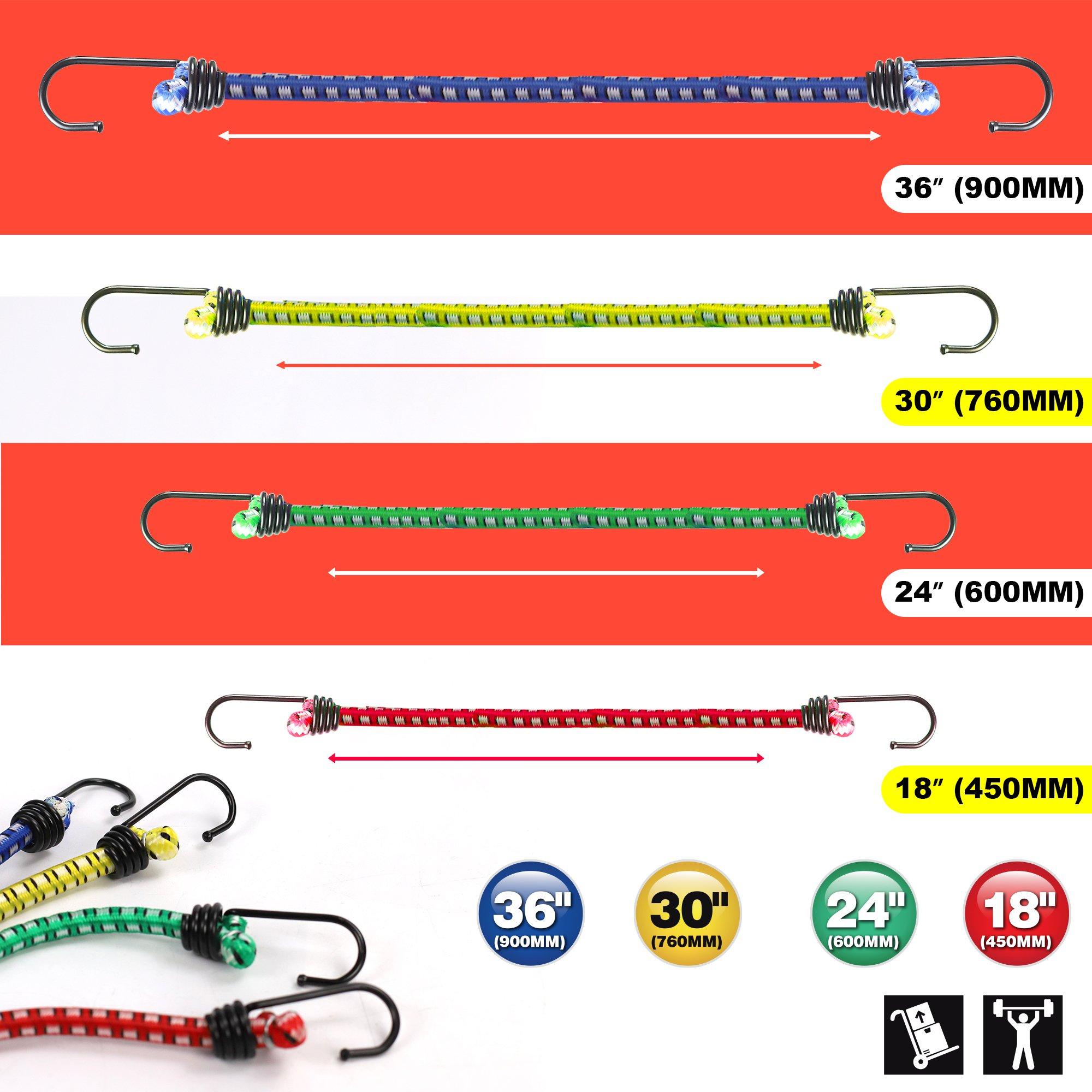 Razni - Dekton - Dekton 8 Piece Bungee Cord Set - 4
