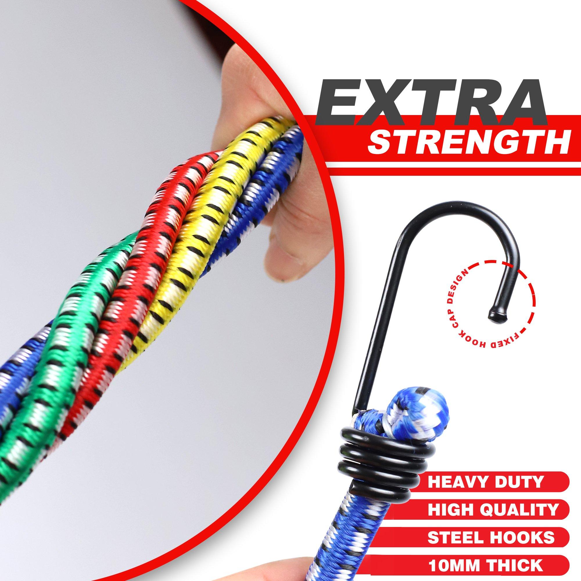 Razni - Dekton - Dekton 8 Piece Bungee Cord Set - 6