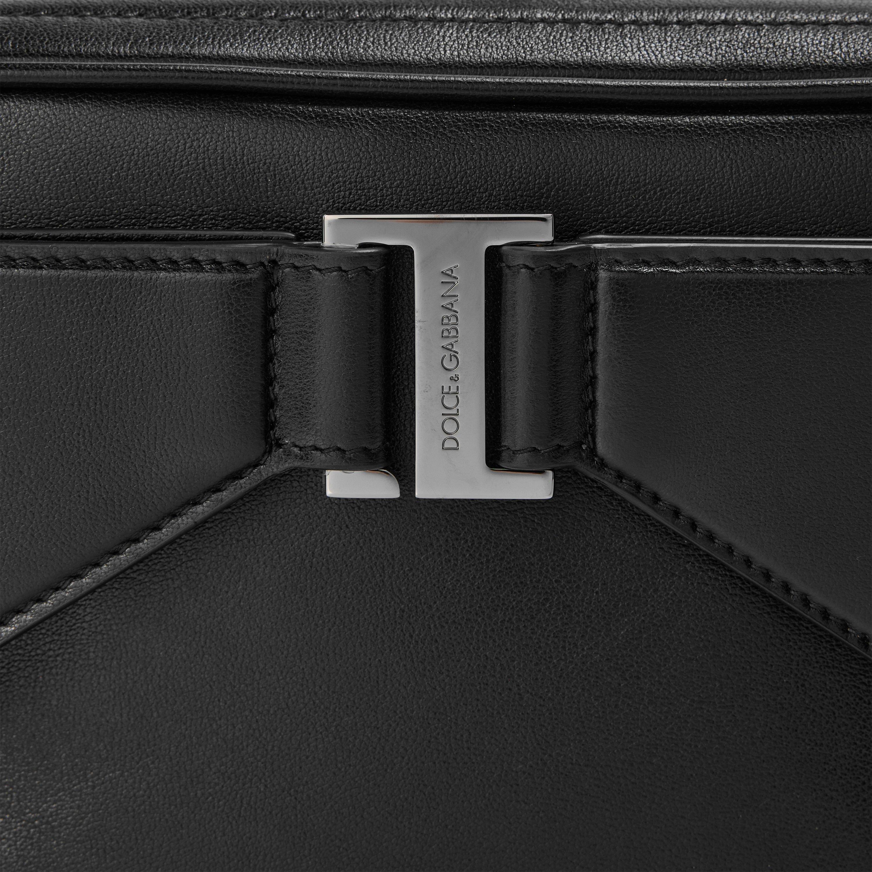 Black - Dolce and Gabbana - Men's Crossbody Bag - 4