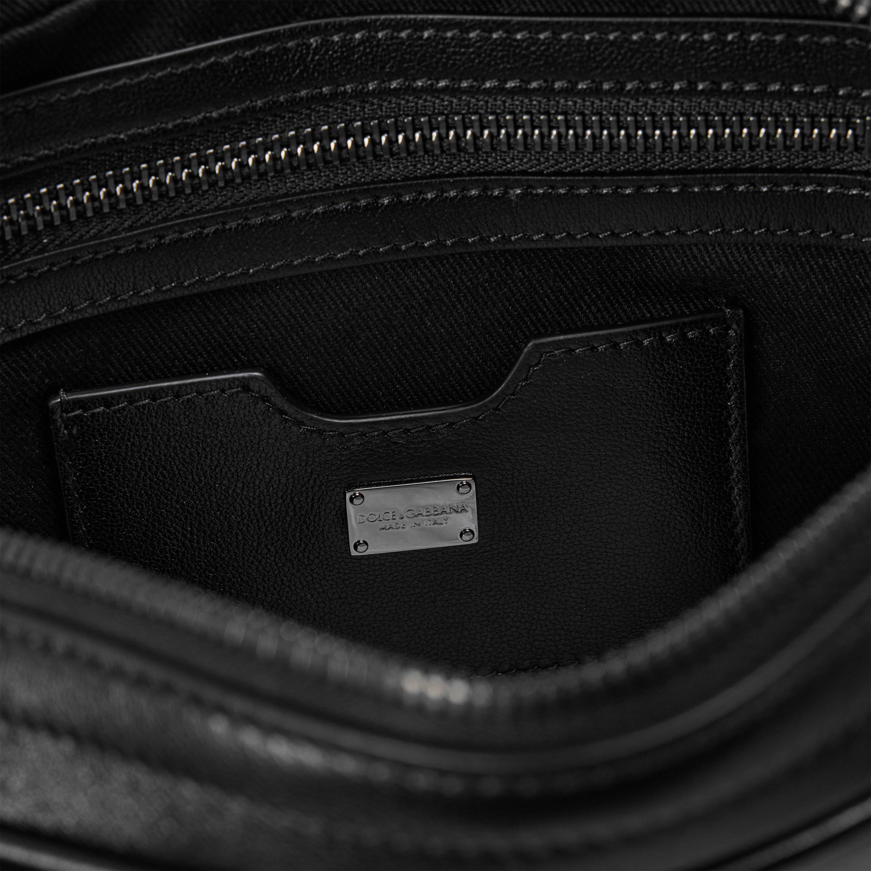 Black - Dolce and Gabbana - Men's Crossbody Bag - 5