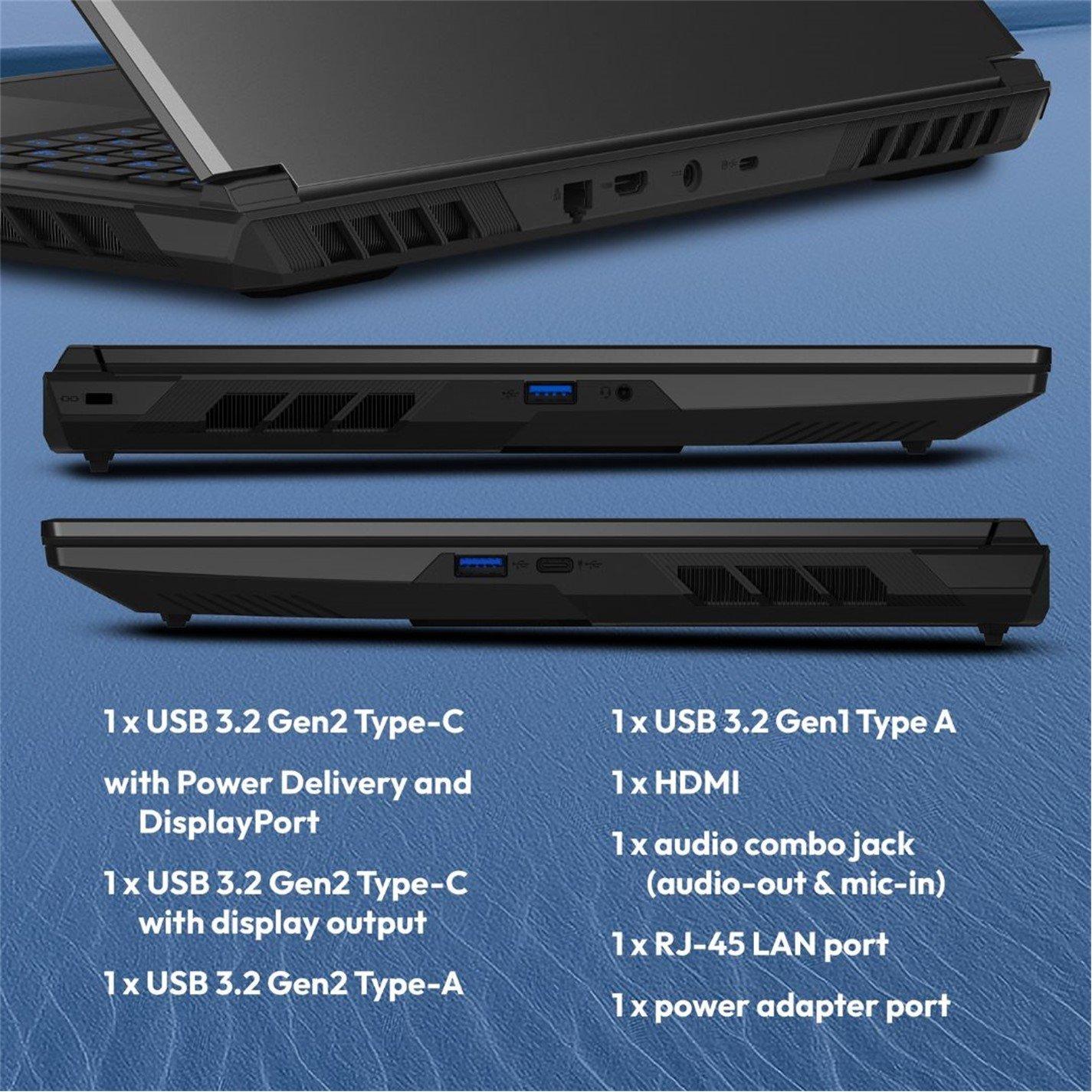 Black - Medion - Medion Erazer Defender 17 P10 Intel Core i9-14900HX 32GB DDR5 1TB RTX 5070 17.3 144Hz Gaming Laptop - 9