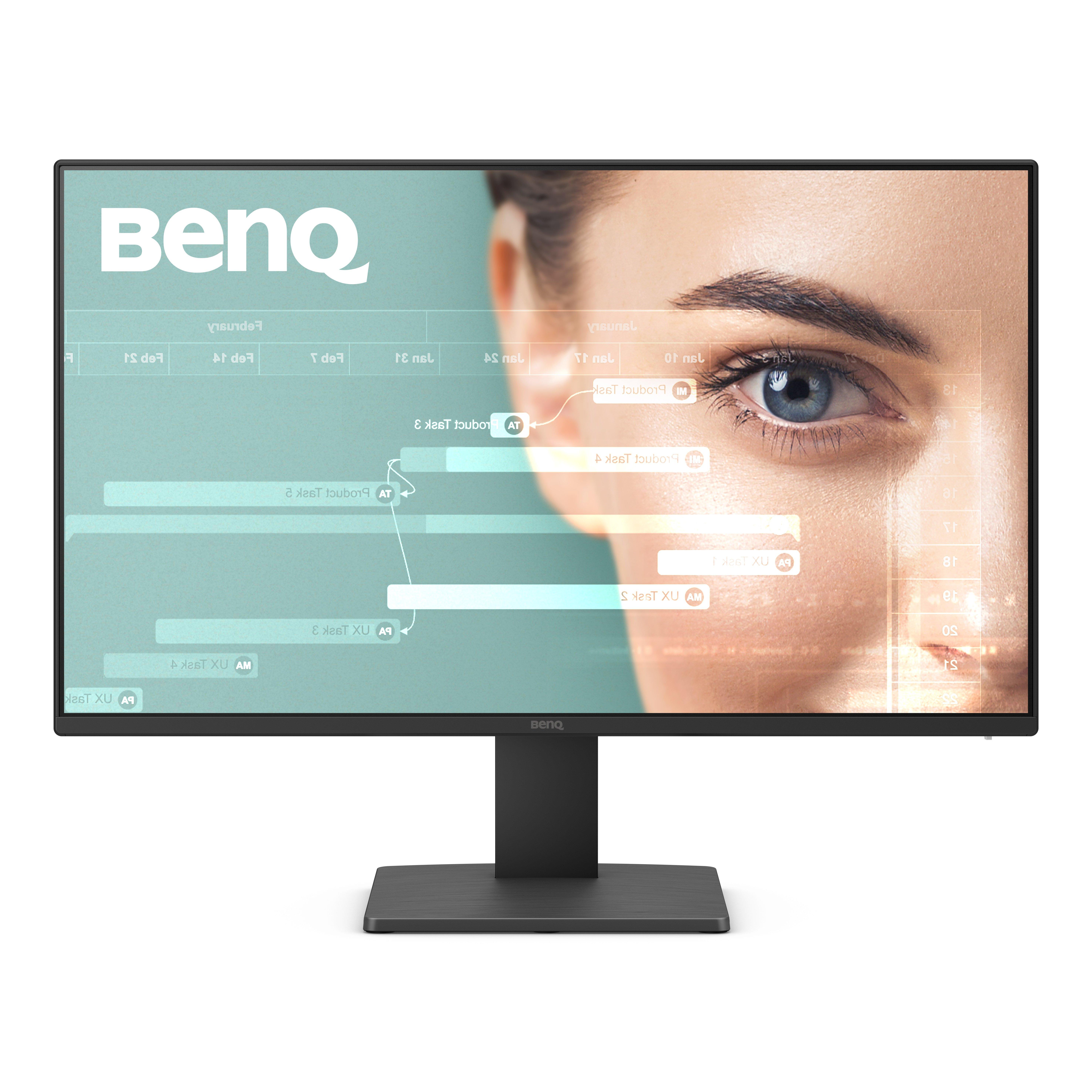 Black - BenQ - GW2491 23.8 Inch 1080p FHD 100Hz IPS Eye-Care IPS monitor - 1