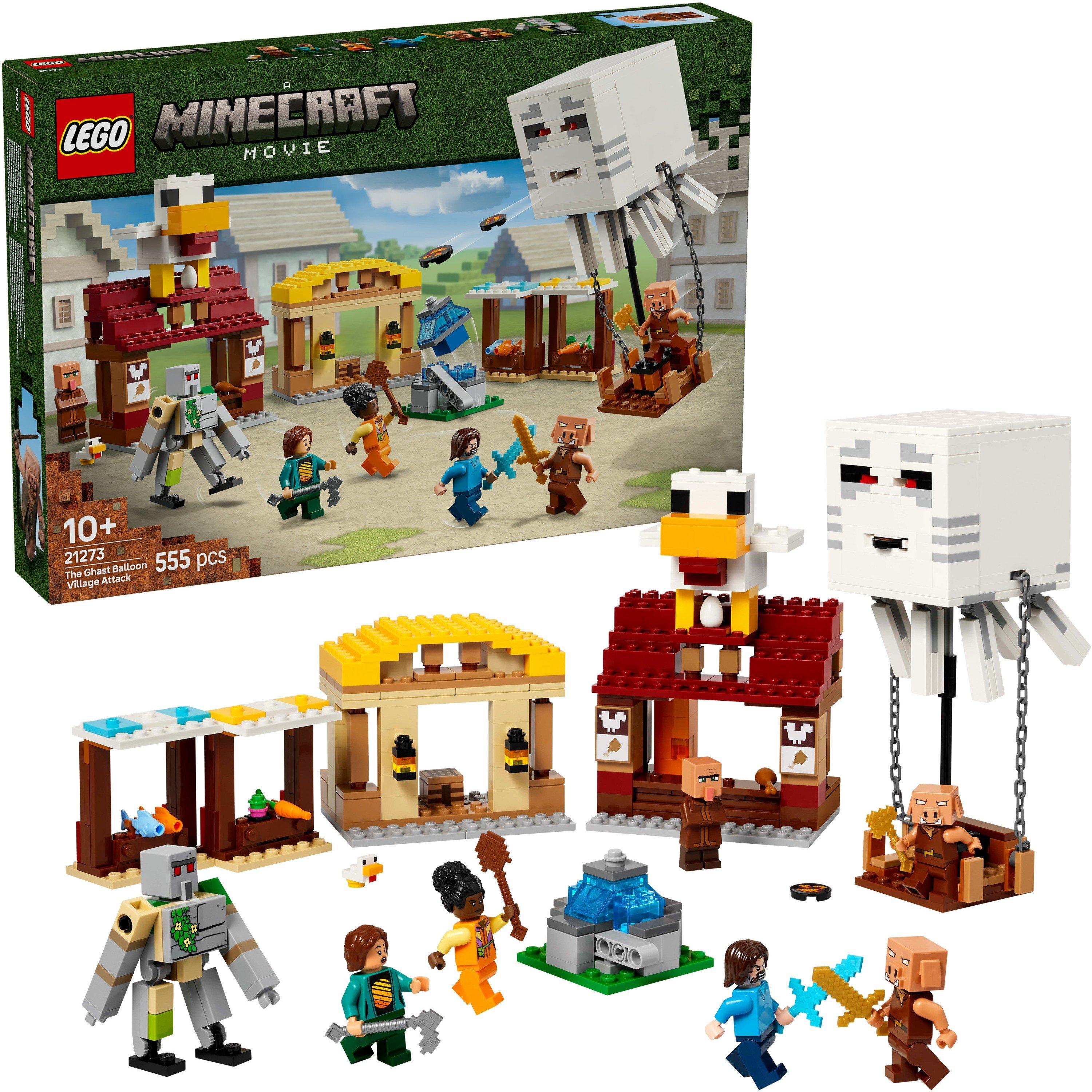 TBC - LEGO - Minecraft 21273 The Ghast Balloon Village Attack - 1