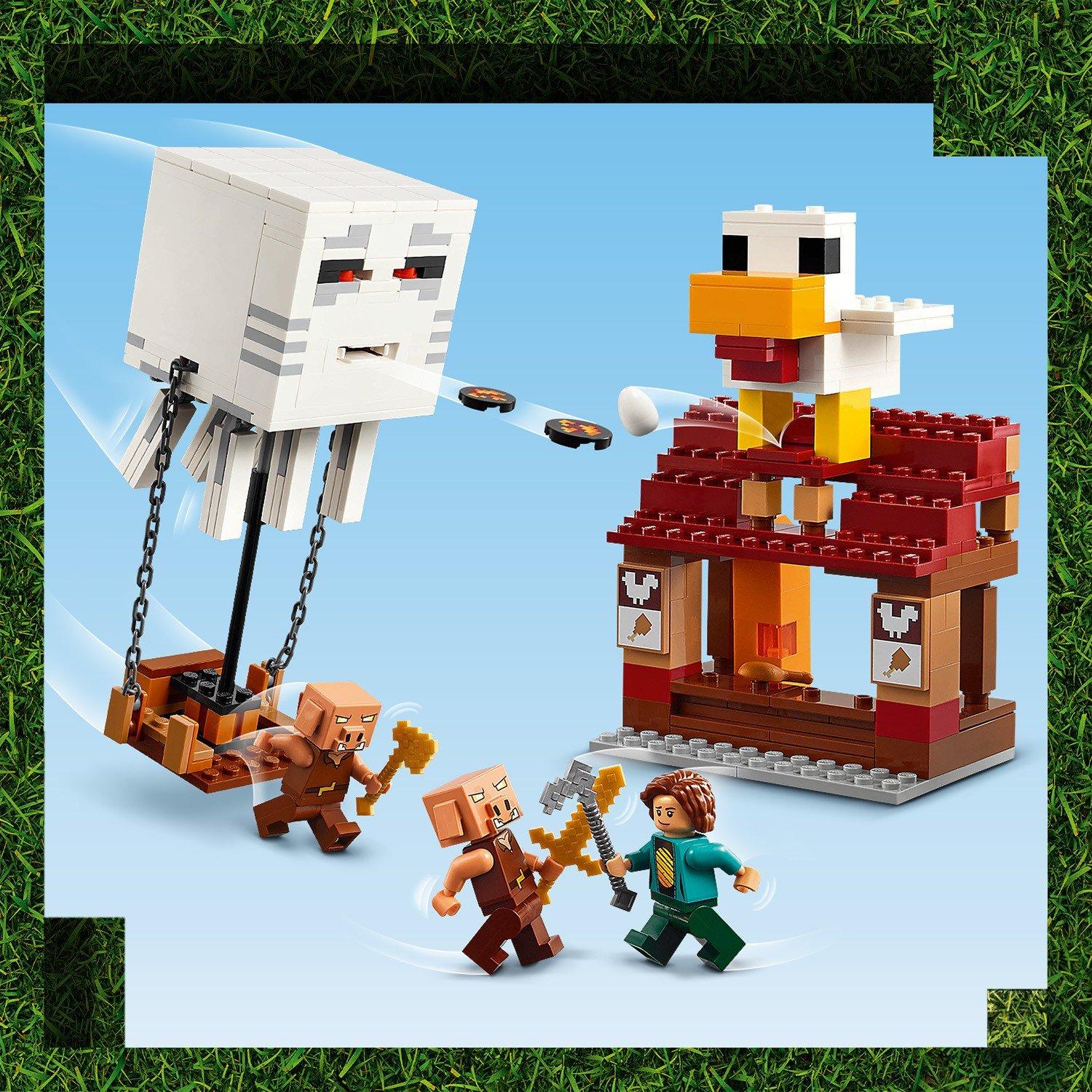 TBC - LEGO - Minecraft 21273 The Ghast Balloon Village Attack - 11