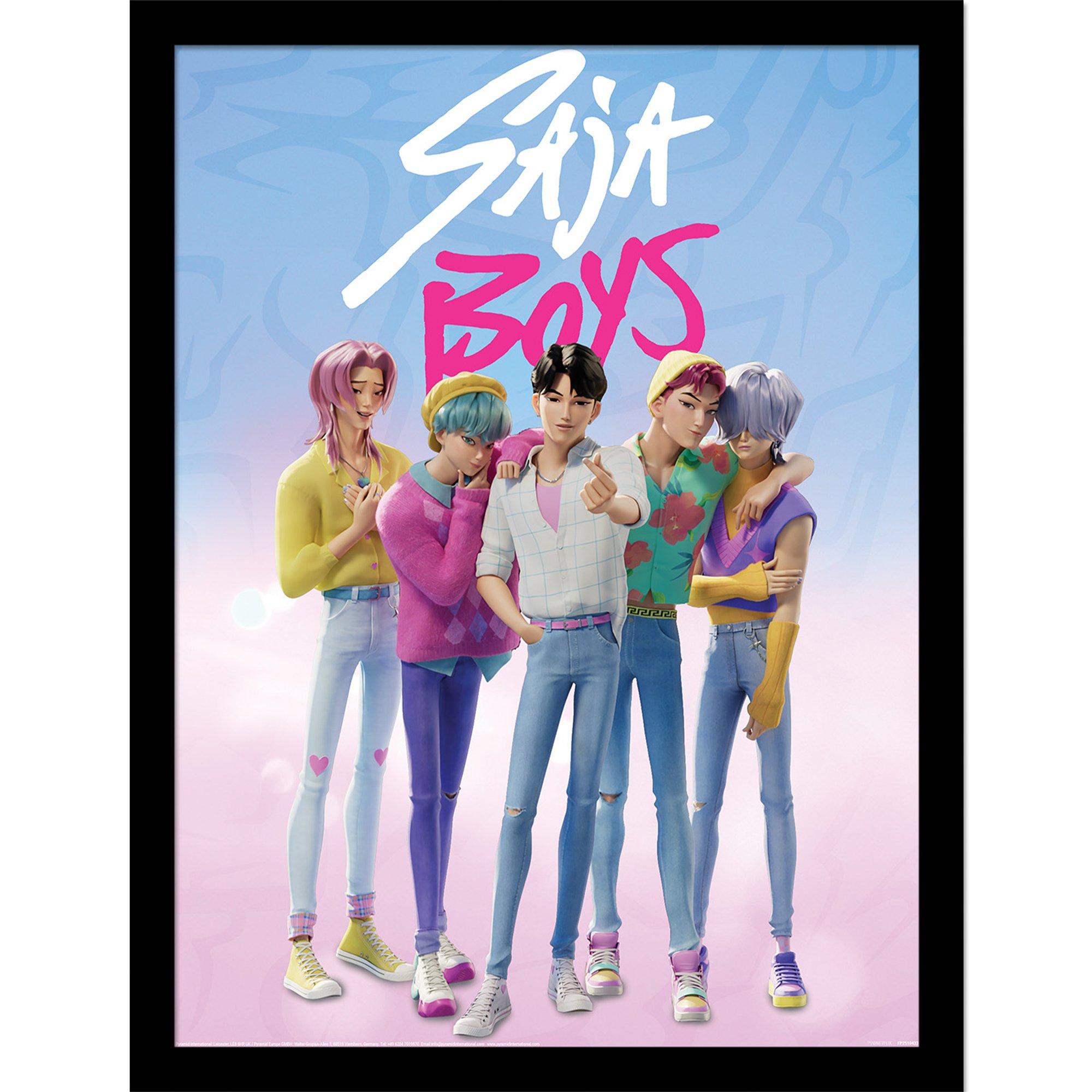 K Pop Demon Hunters  Kids Poster - Saja Boys