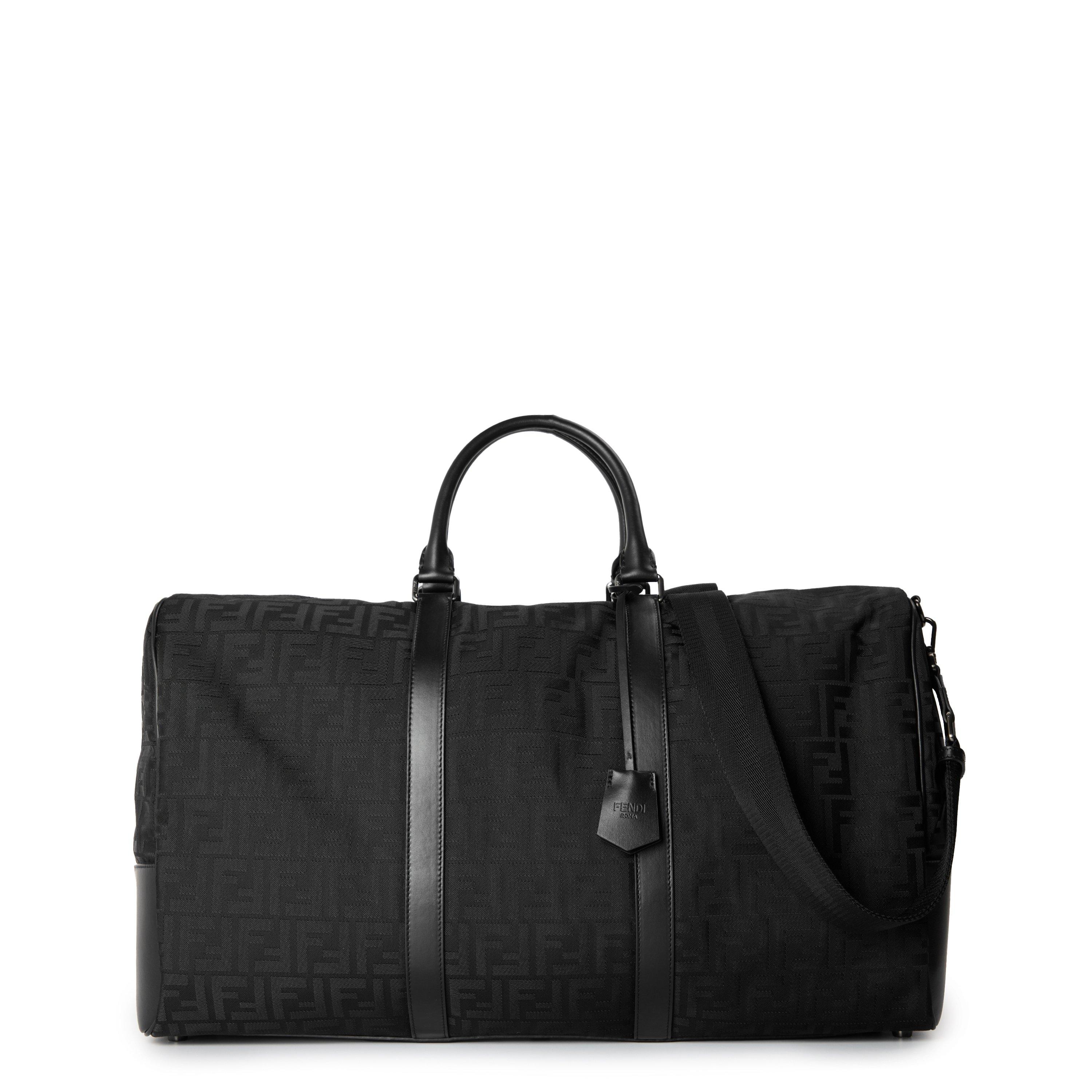 Black - Fendi - Fendi Nylon Duffle Sn62 - 1
