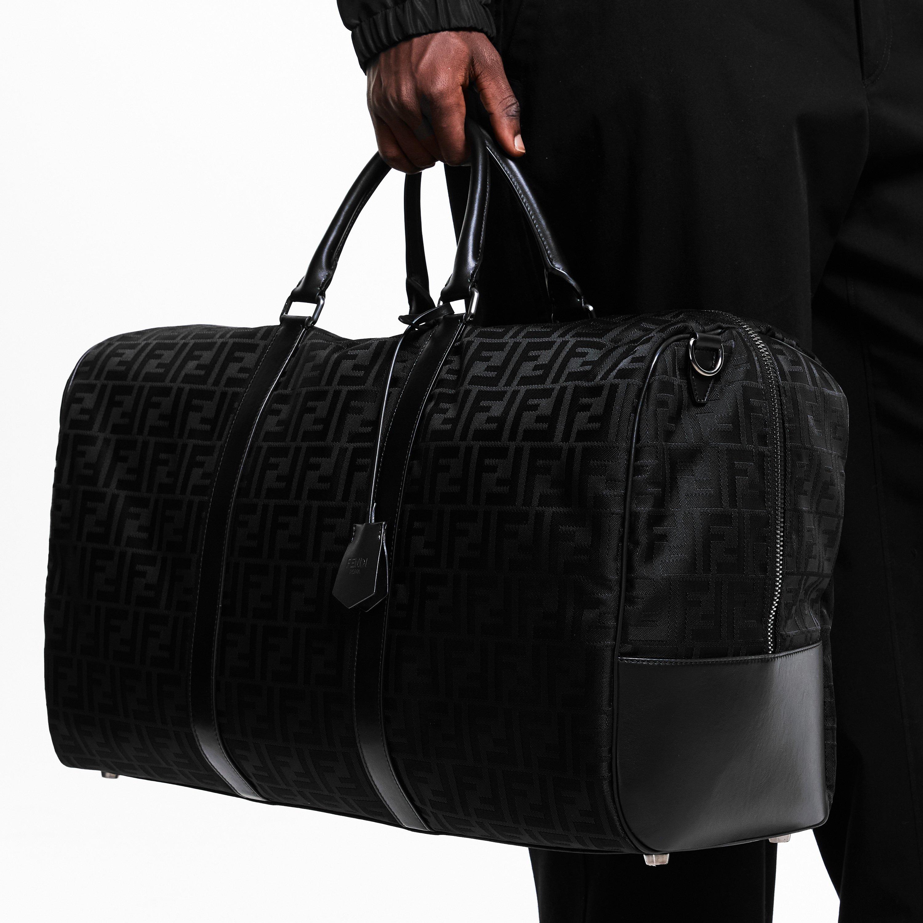 Black - Fendi - Fendi Nylon Duffle Sn62 - 3