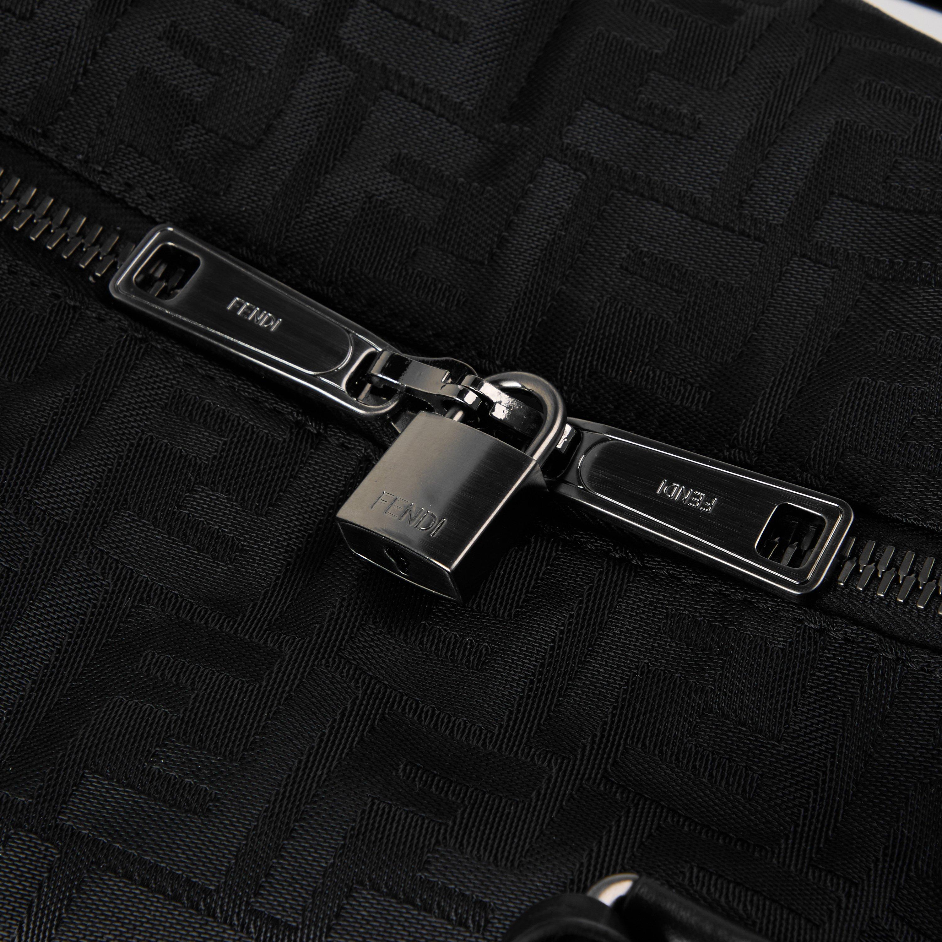 Black - Fendi - Fendi Nylon Duffle Sn62 - 4