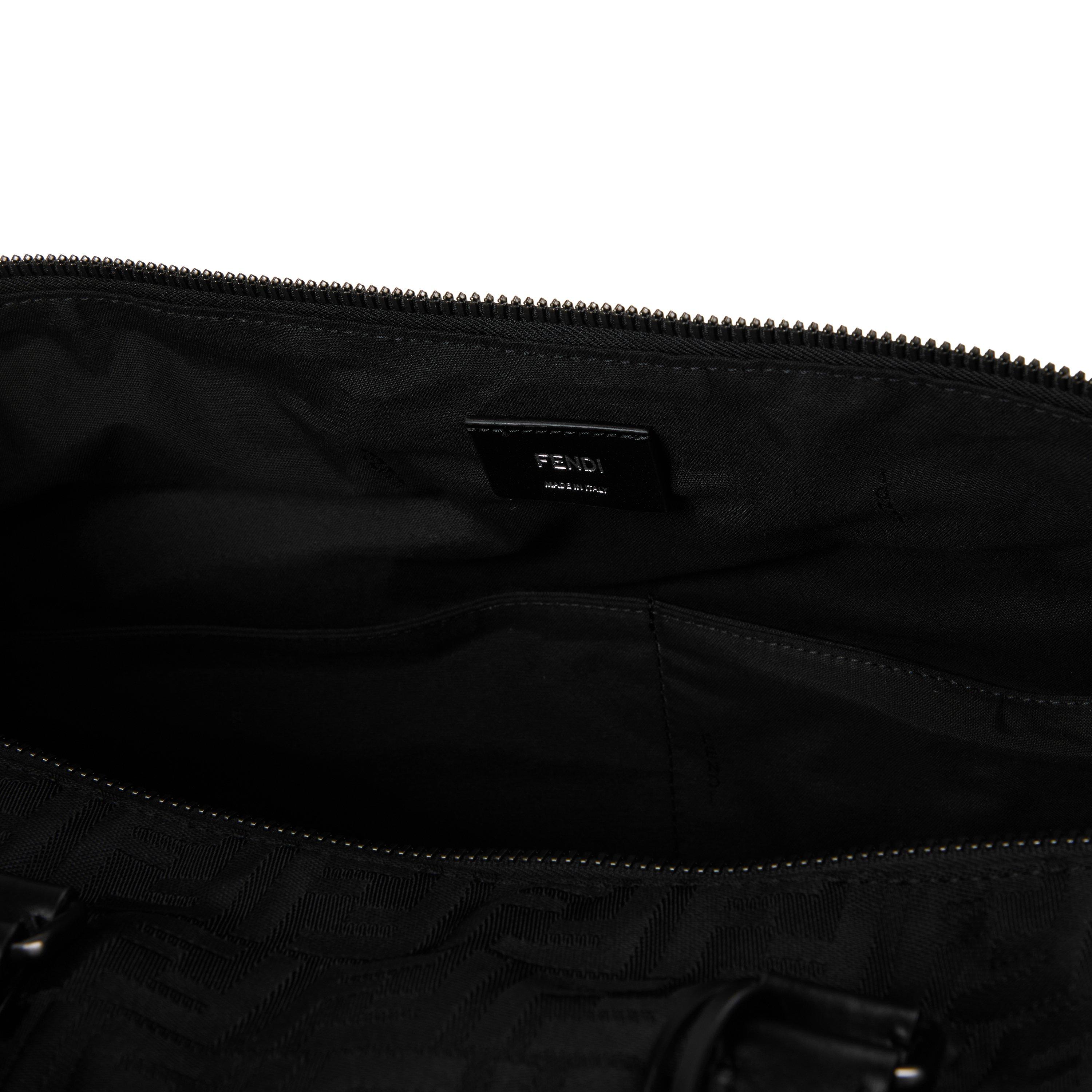 Black - Fendi - Fendi Nylon Duffle Sn62 - 5