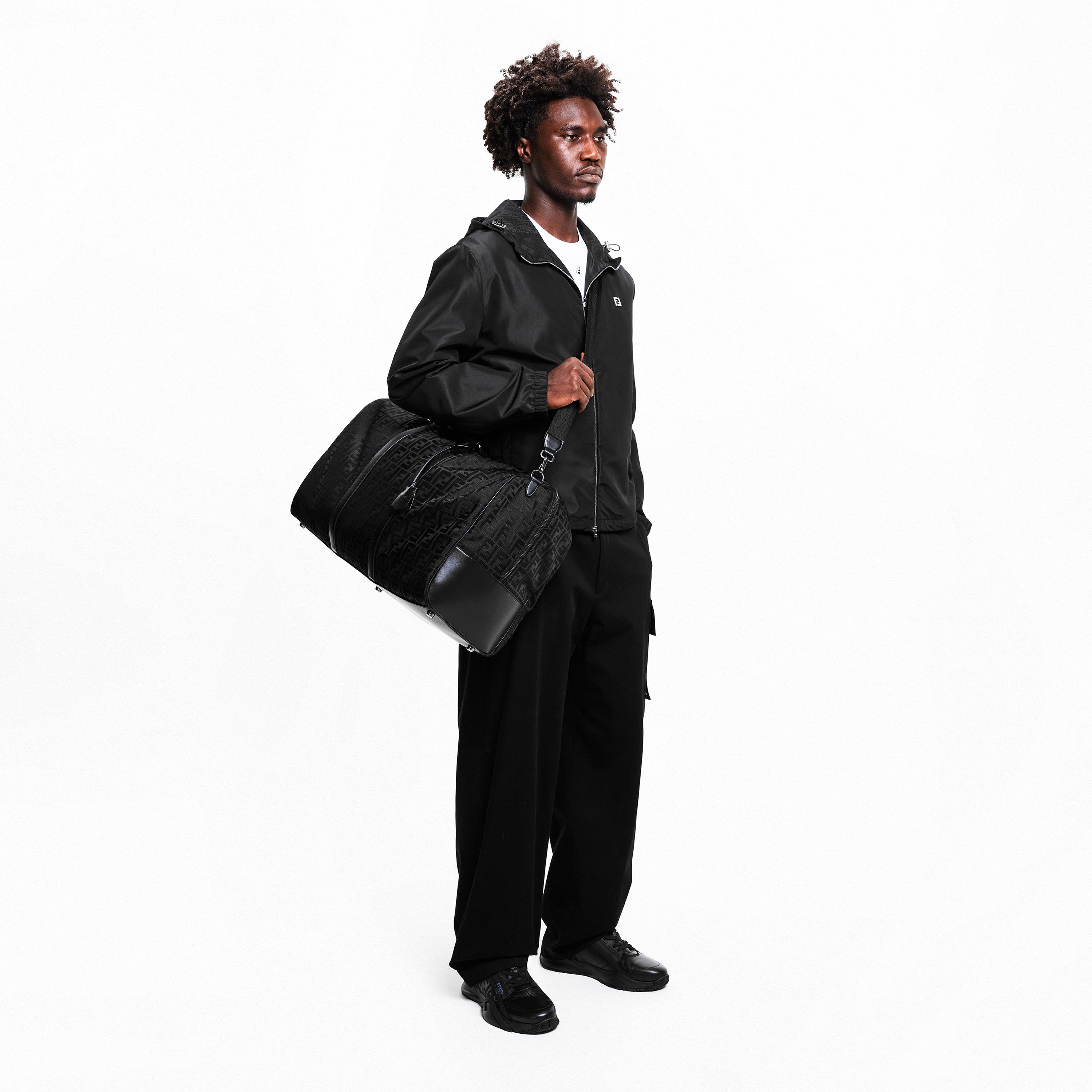 Black - Fendi - Fendi Nylon Duffle Sn62 - 6