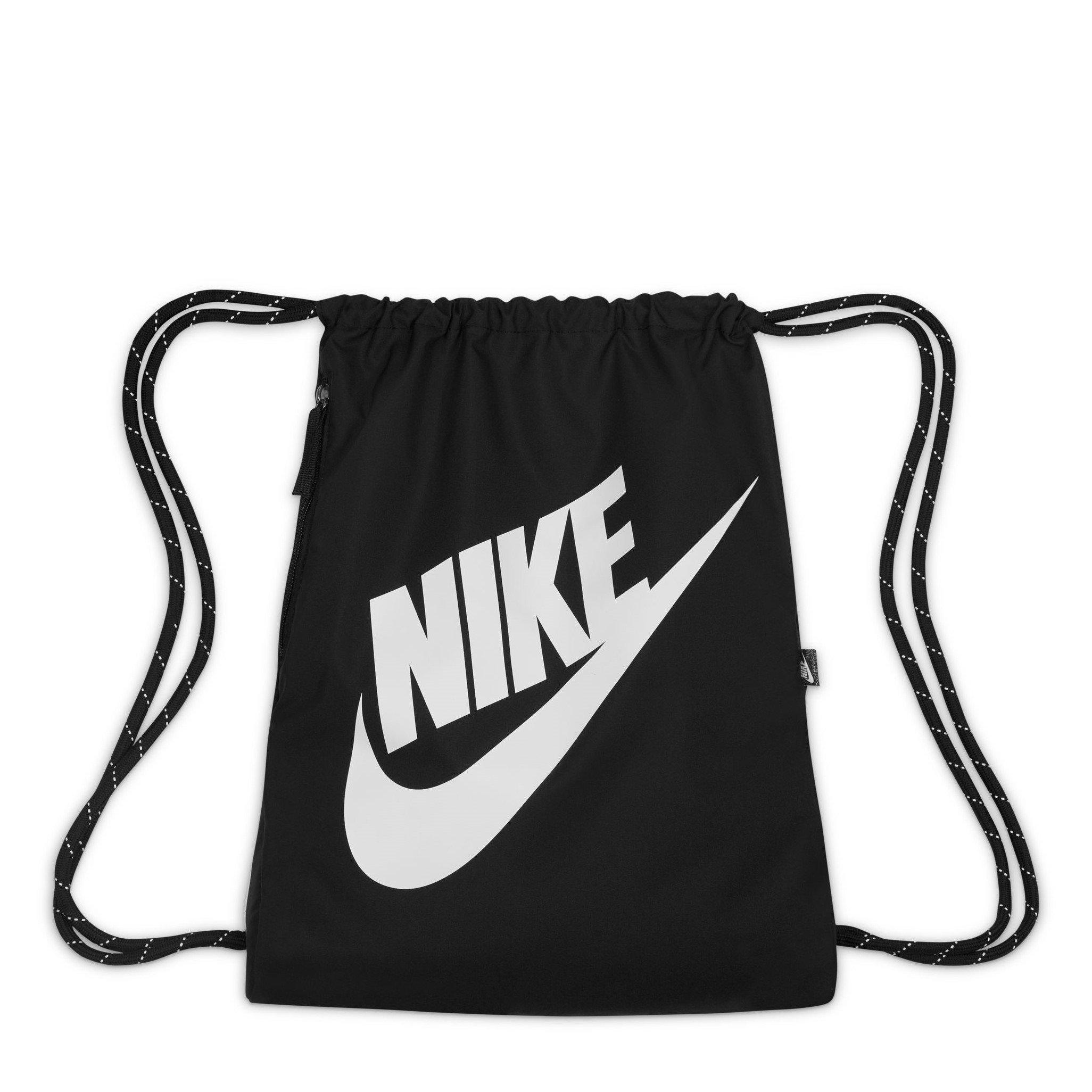 Blk/Blk/Wht - Nike - Heritage Gym Sack - 1
