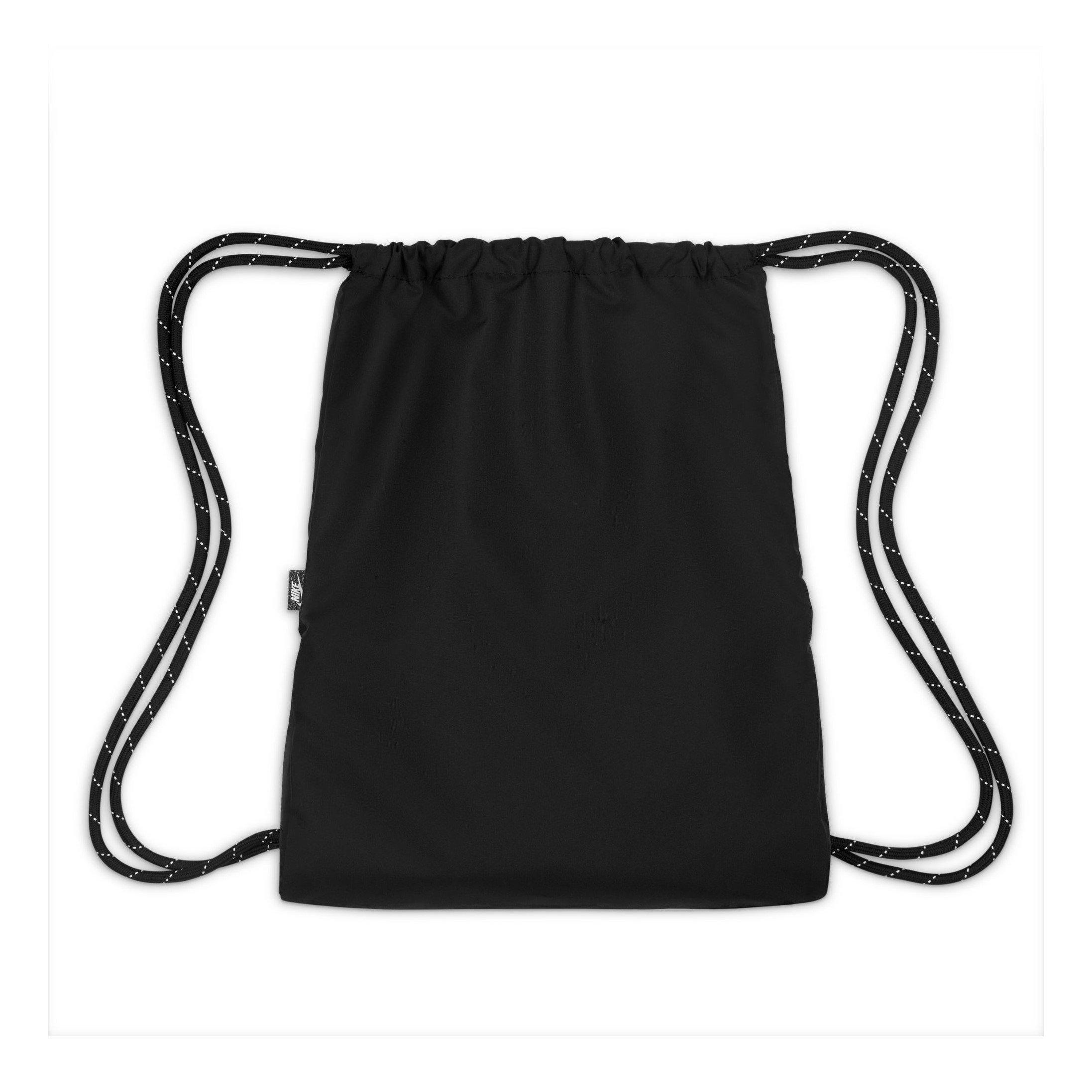 Blk/Blk/Wht - Nike - Heritage Gym Sack - 2