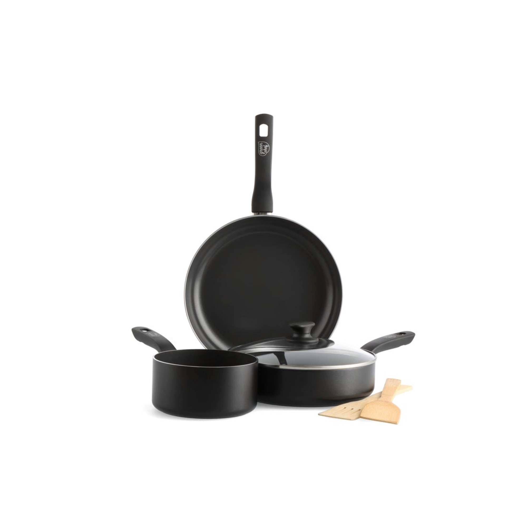 Black - Green Chef - Saucepan Set