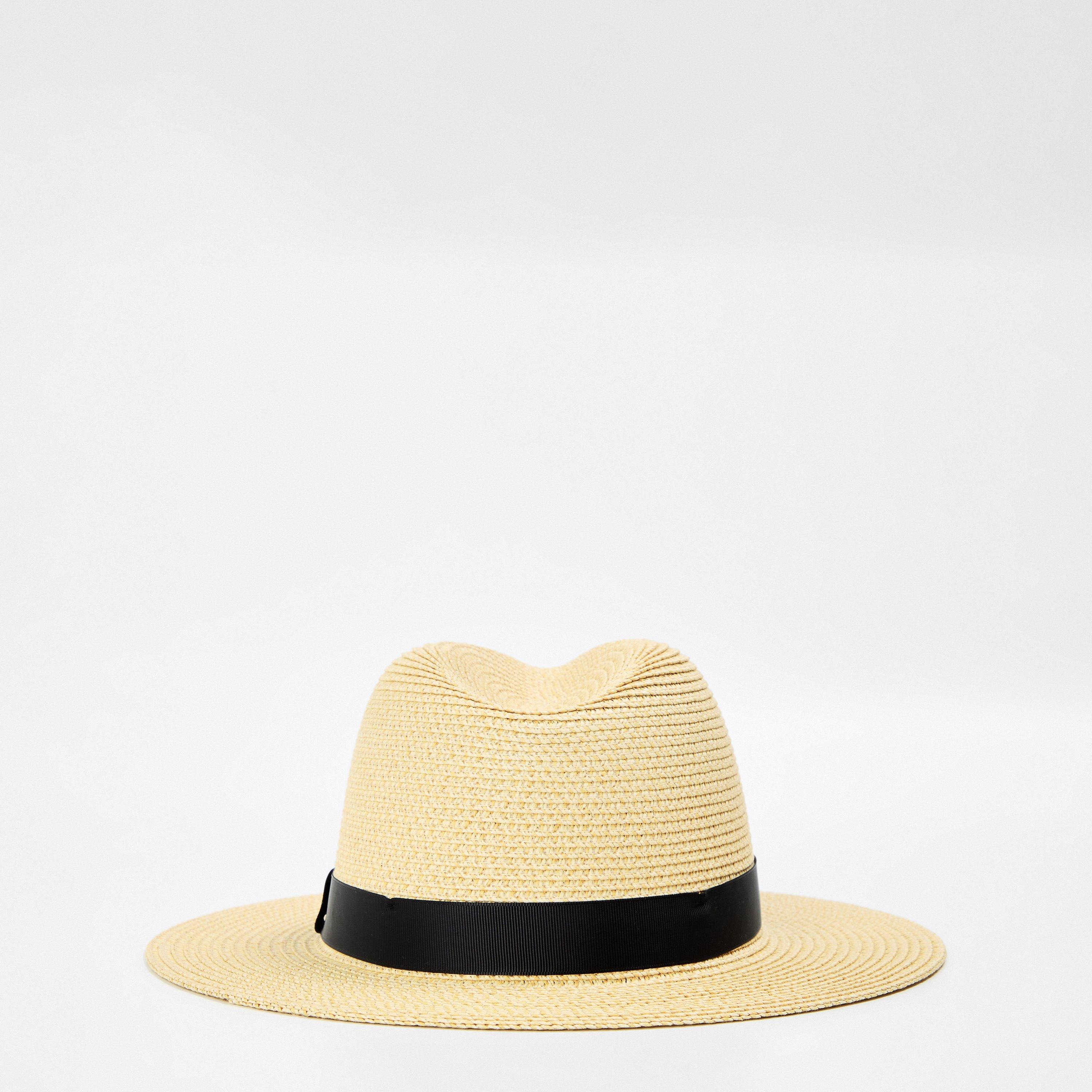 Natural Blk - Lauren by Ralph Lauren - Fedora Hat - 2