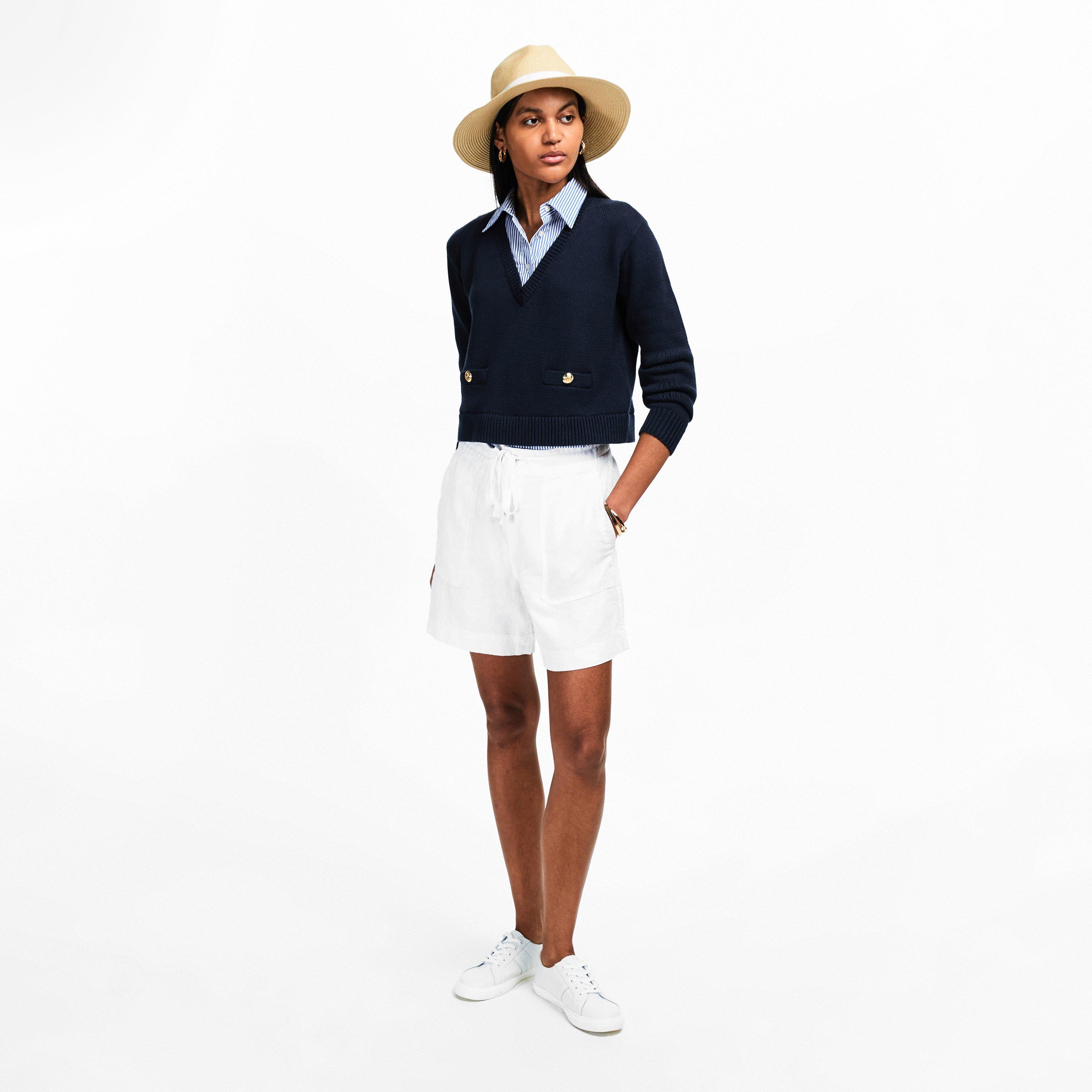 Natural/White - Lauren by Ralph Lauren - Fedora Hat - 5