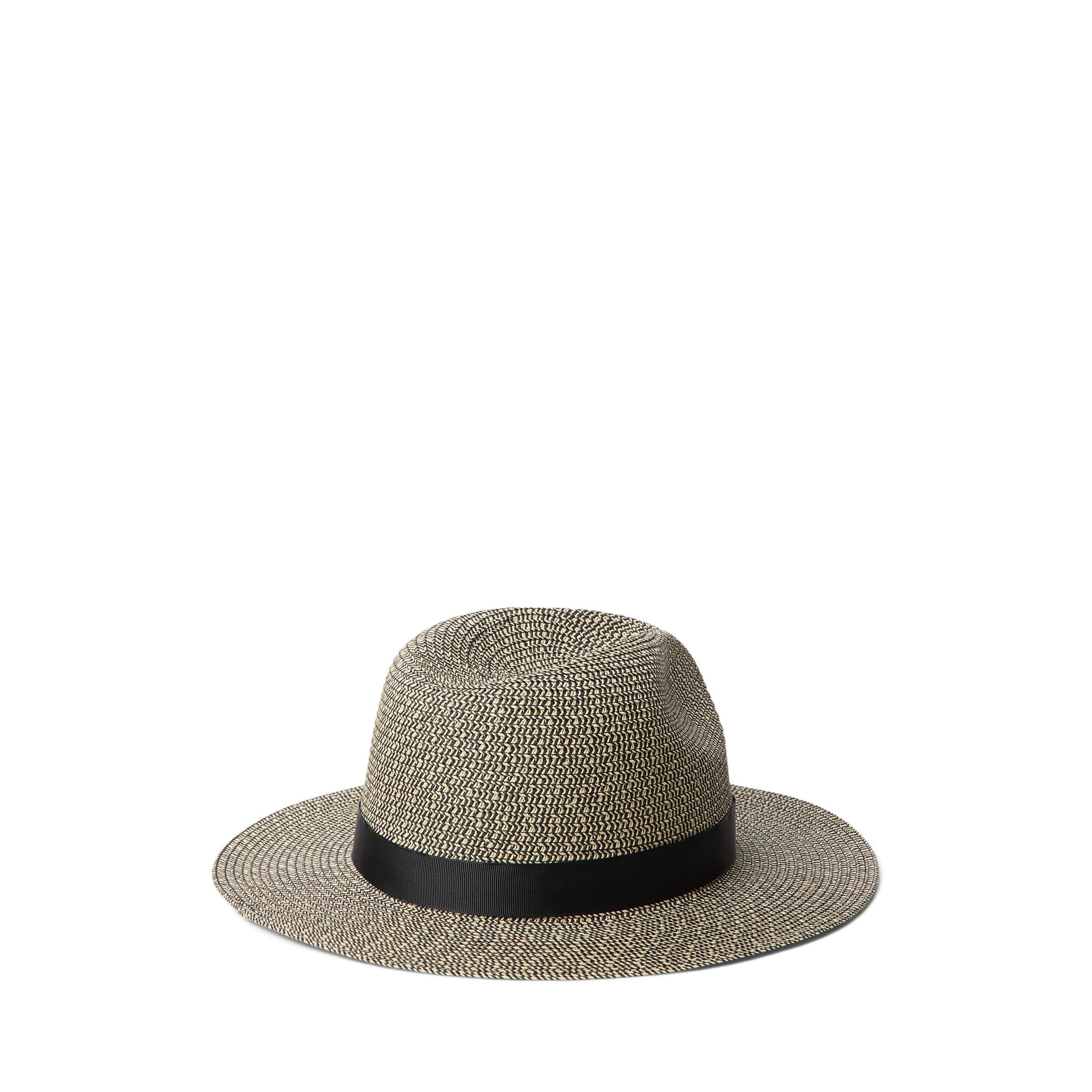 Natural/Black - Lauren by Ralph Lauren - Fedora Hat - 2