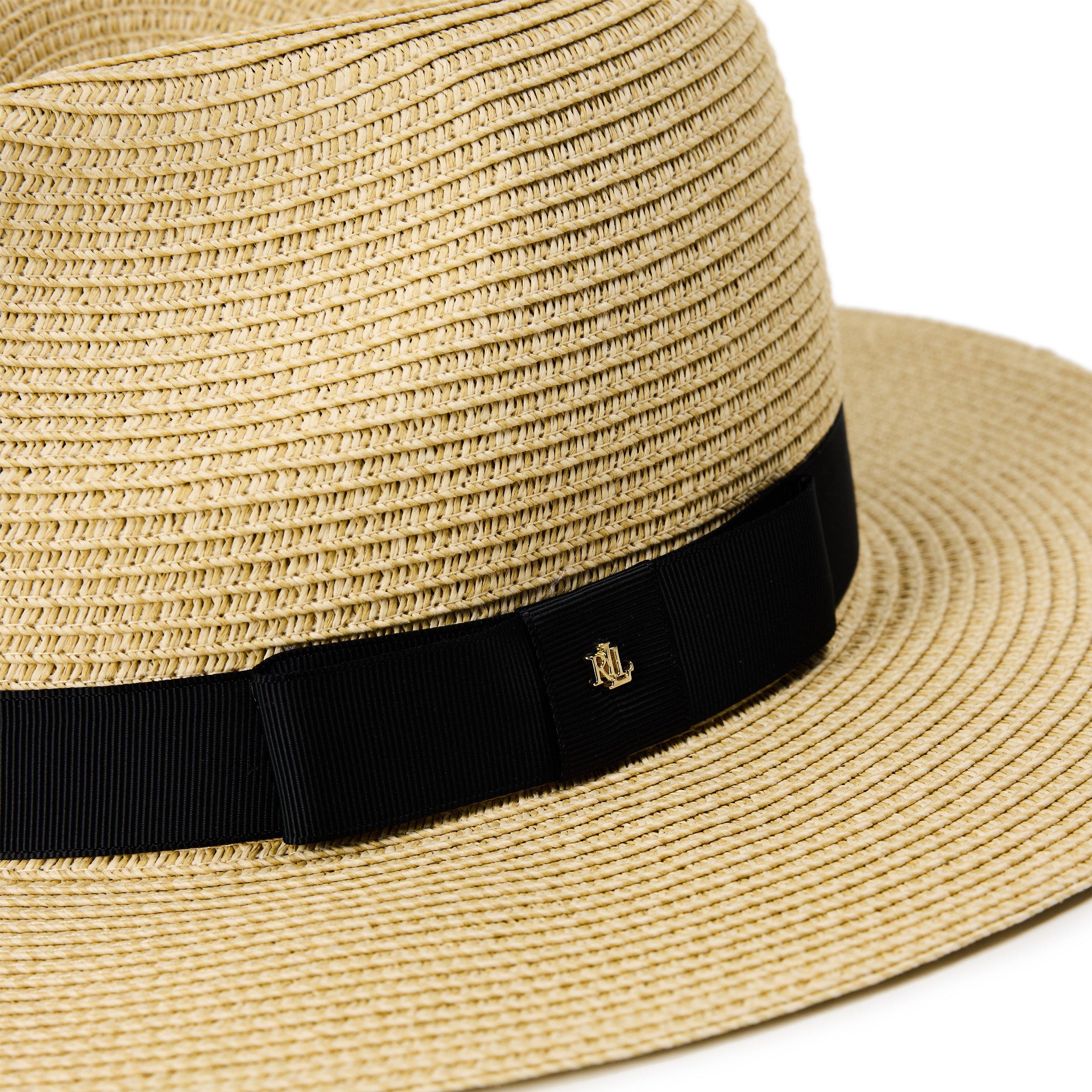Natural/Black - Lauren by Ralph Lauren - Fedora Hat - 4