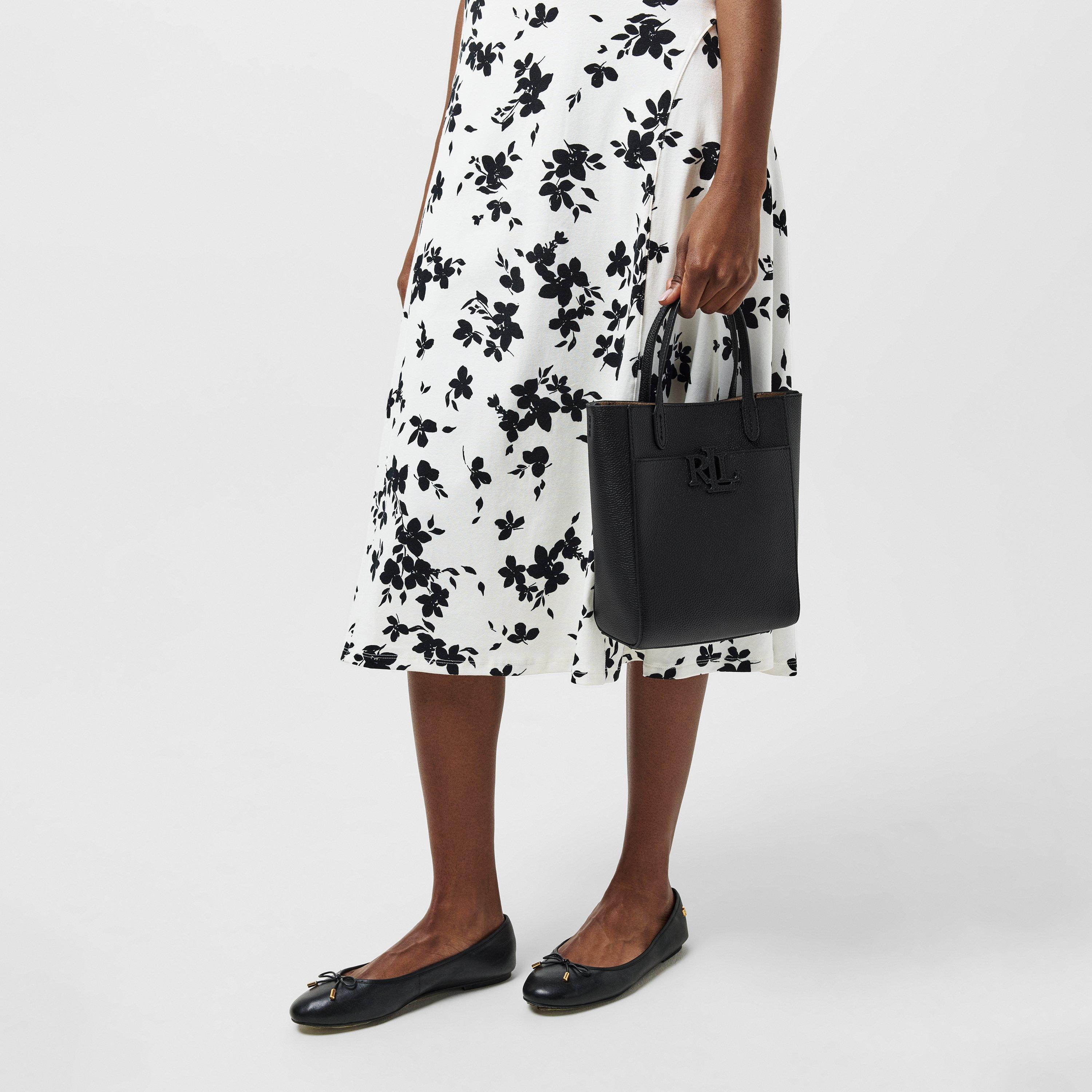 Black - Lauren by Ralph Lauren - Women's Real Leather Cameryn Cross Body Bag - 3