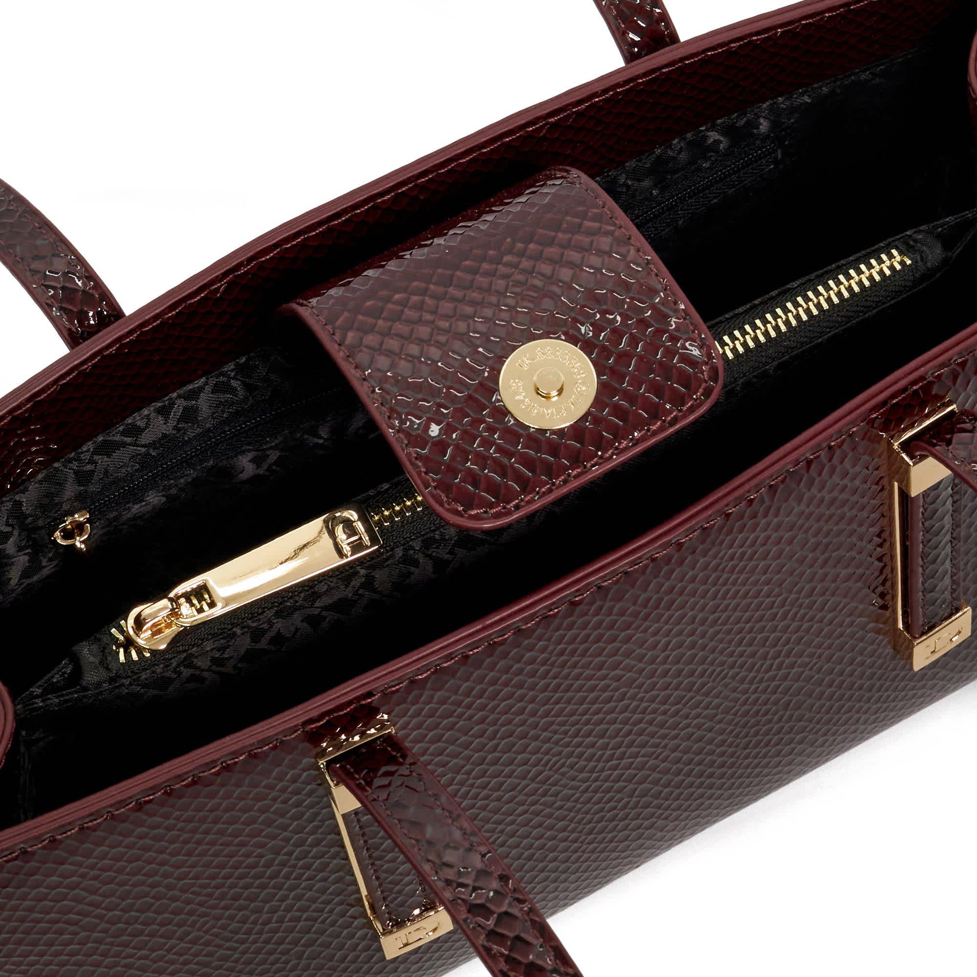 burgundy-croc - Dune London - Dune dalmore Ld64 - 3