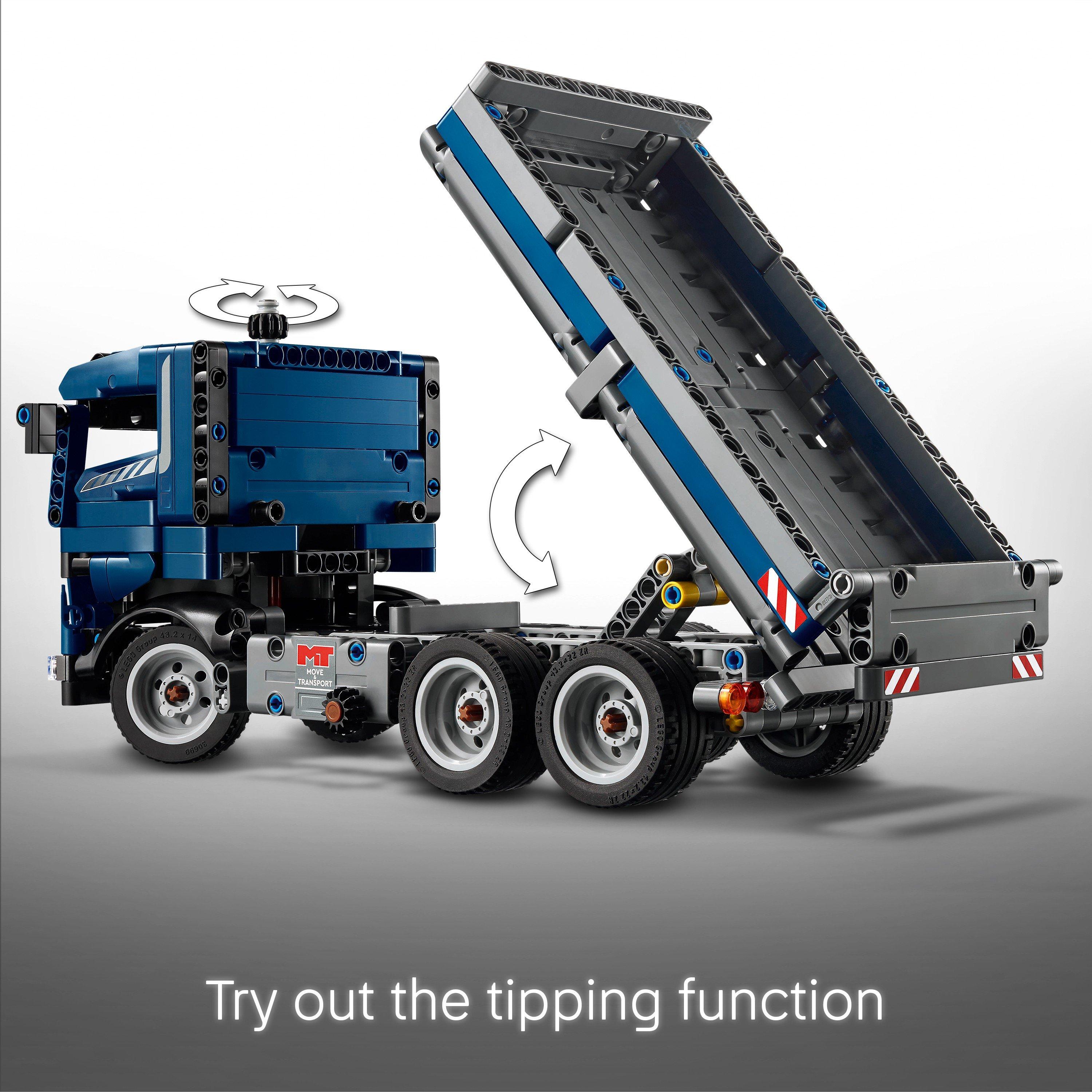 Tipping Truck - LEGO - Technic 42203 Tipping Dump Truck Toy Vehicle - 5